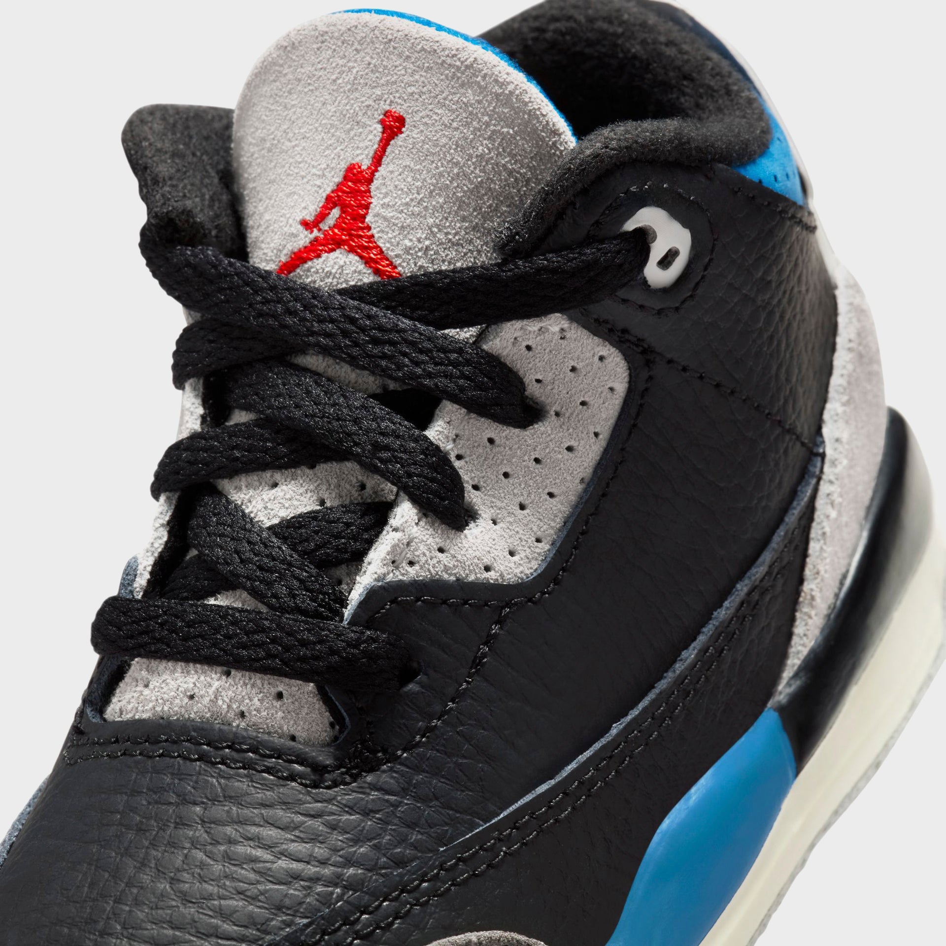 Nike Toddler Air Jordan 3 Retro OG - Black / Chile Red / Neutral Grey