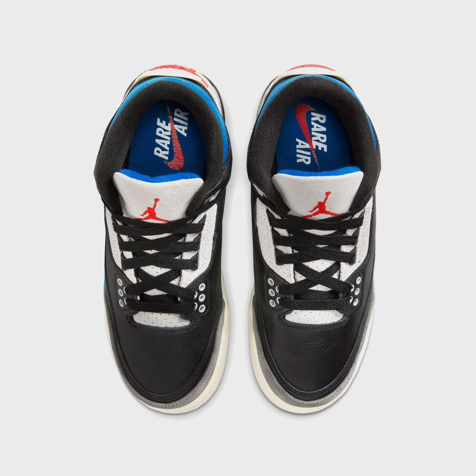 Jordan GS Air Jordan 3 Retro OG - Black / Chile Red / Neutral Grey / Military Blue / Coconut Milk