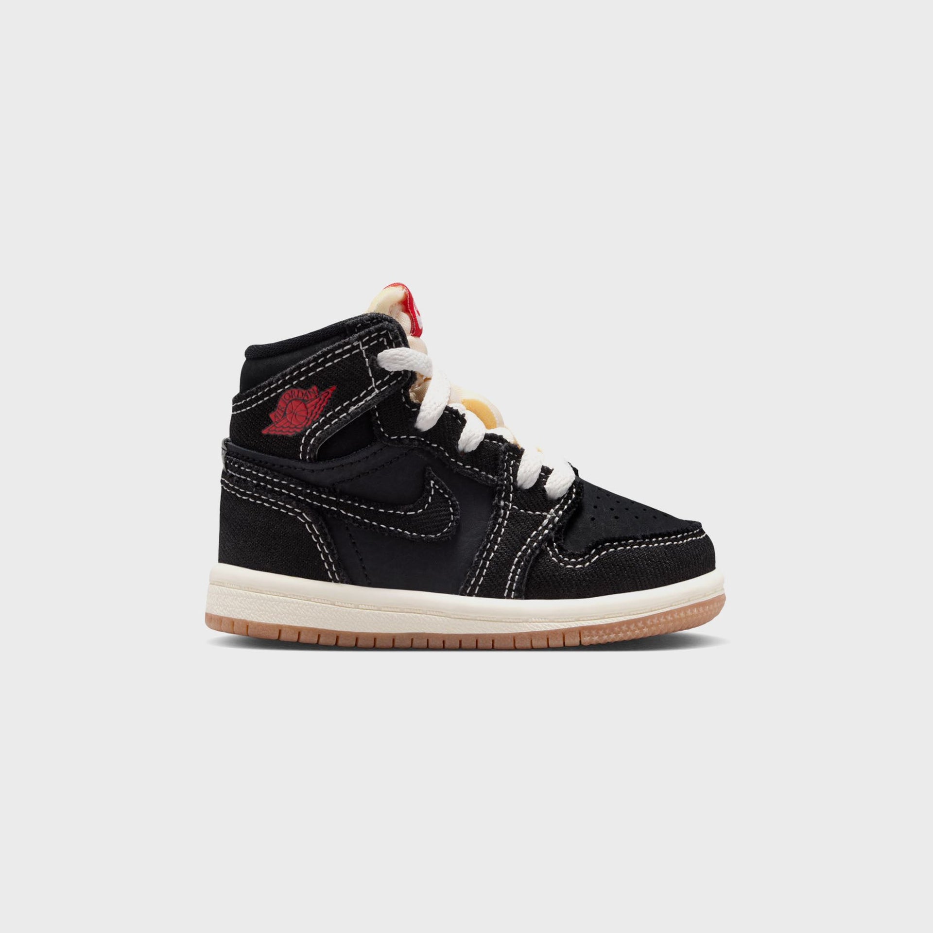 Jordan TD Air Jordan 1 Retro High OG - Black / Sail / Gum / Medium Brown