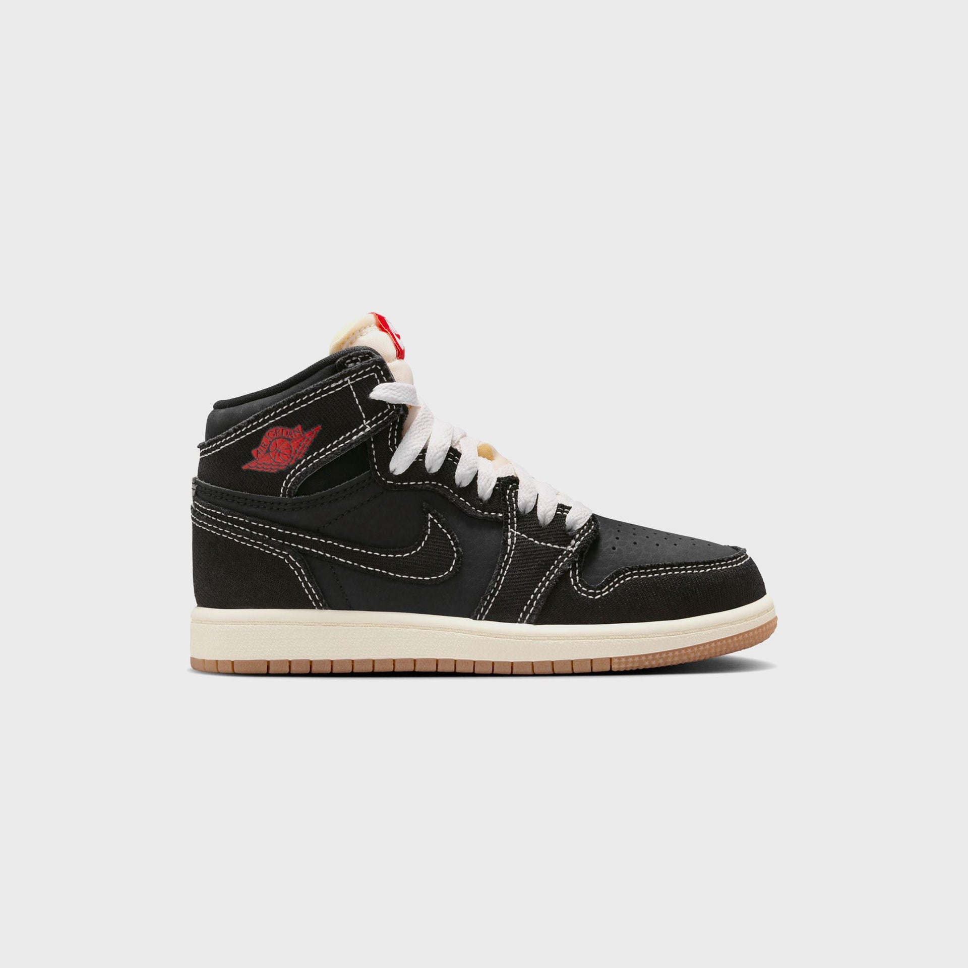 Jordan PS Air Jordan 1 Retro High OG - Black / Sail / Gum / Medium Brown