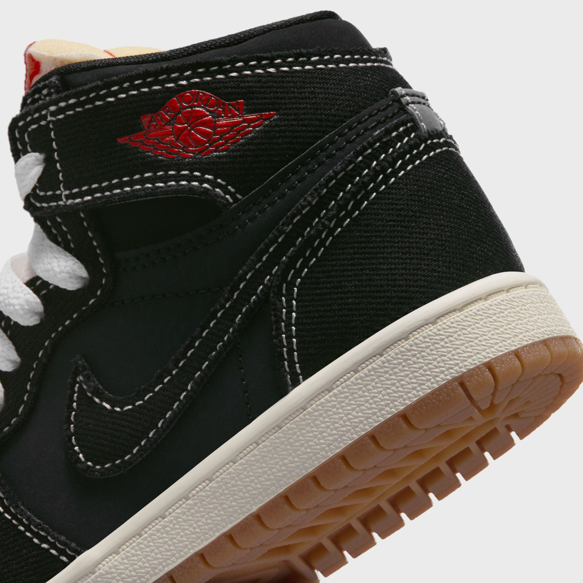 Jordan PS Air Jordan 1 Retro High OG - Black / Sail / Gum / Medium Brown