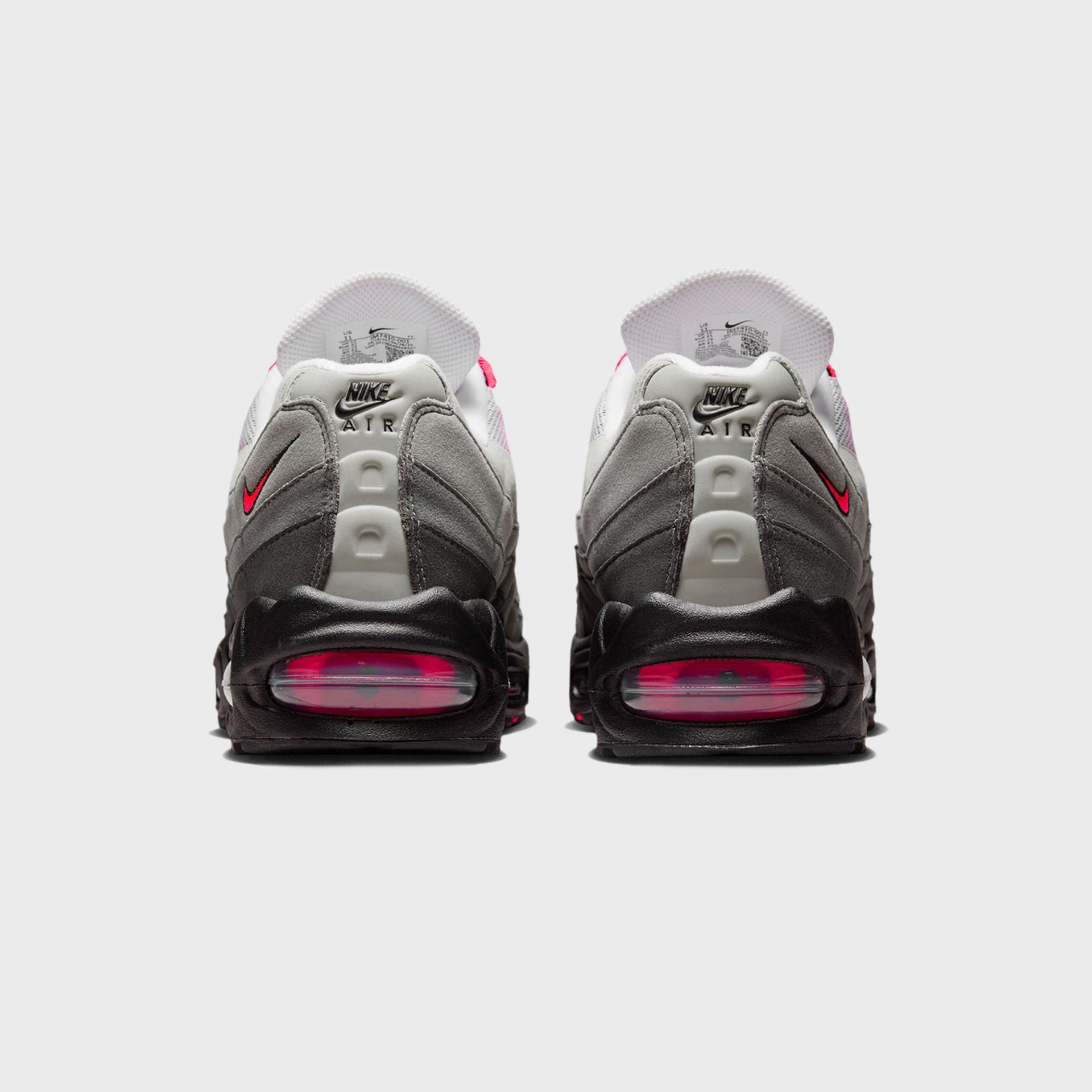 Nike Air Max 95 - Black / Solar Red / Medium Ash / Dark Pewter