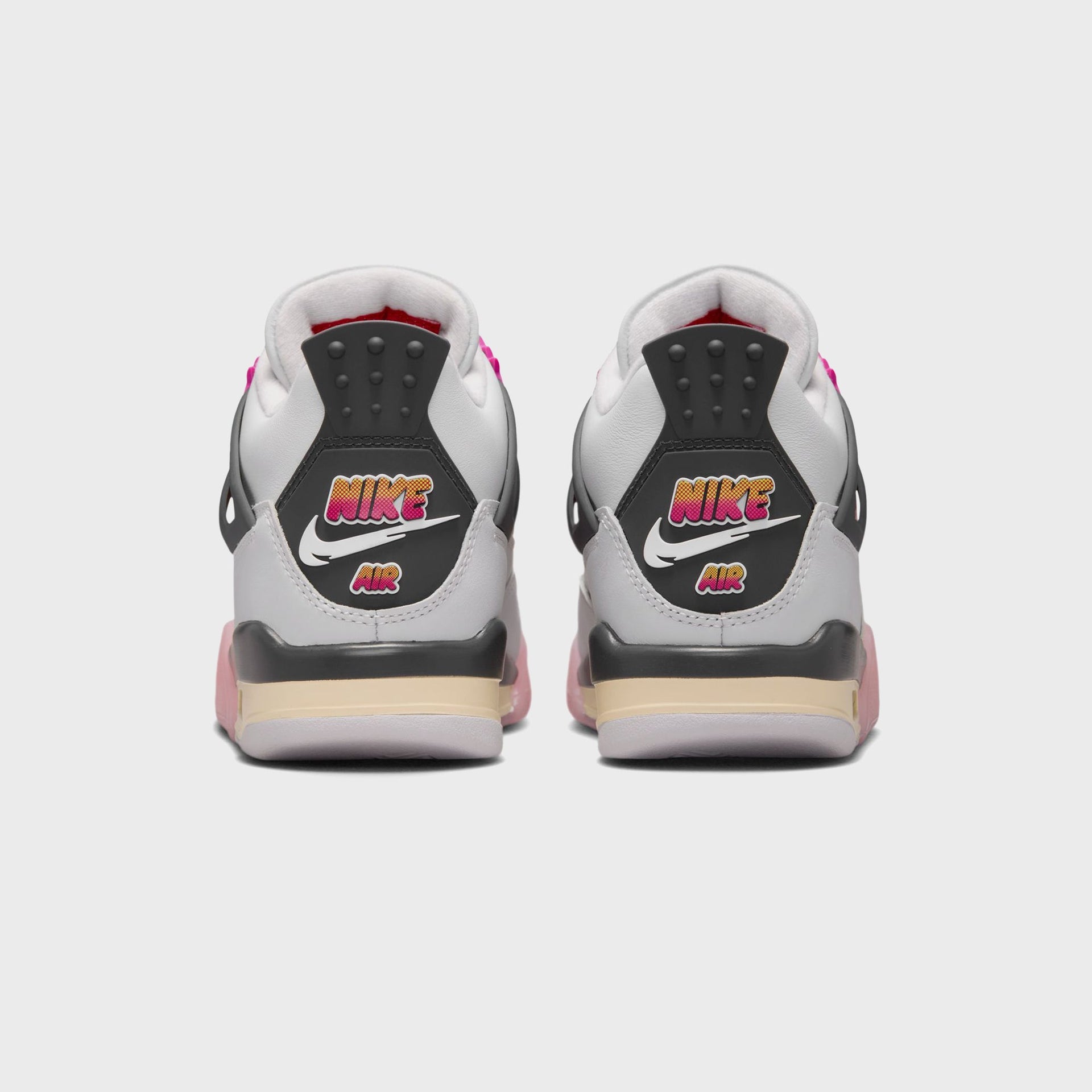 Jordan GS Air Jordan 4 Retro - Off-White / Anthracite / Fire Pink / Fire Pink