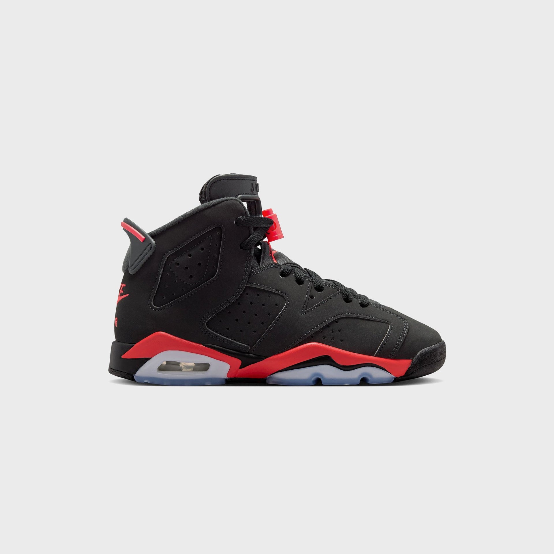 Jordan GS Air Jordan 6 Retro - Black / Light Crimson