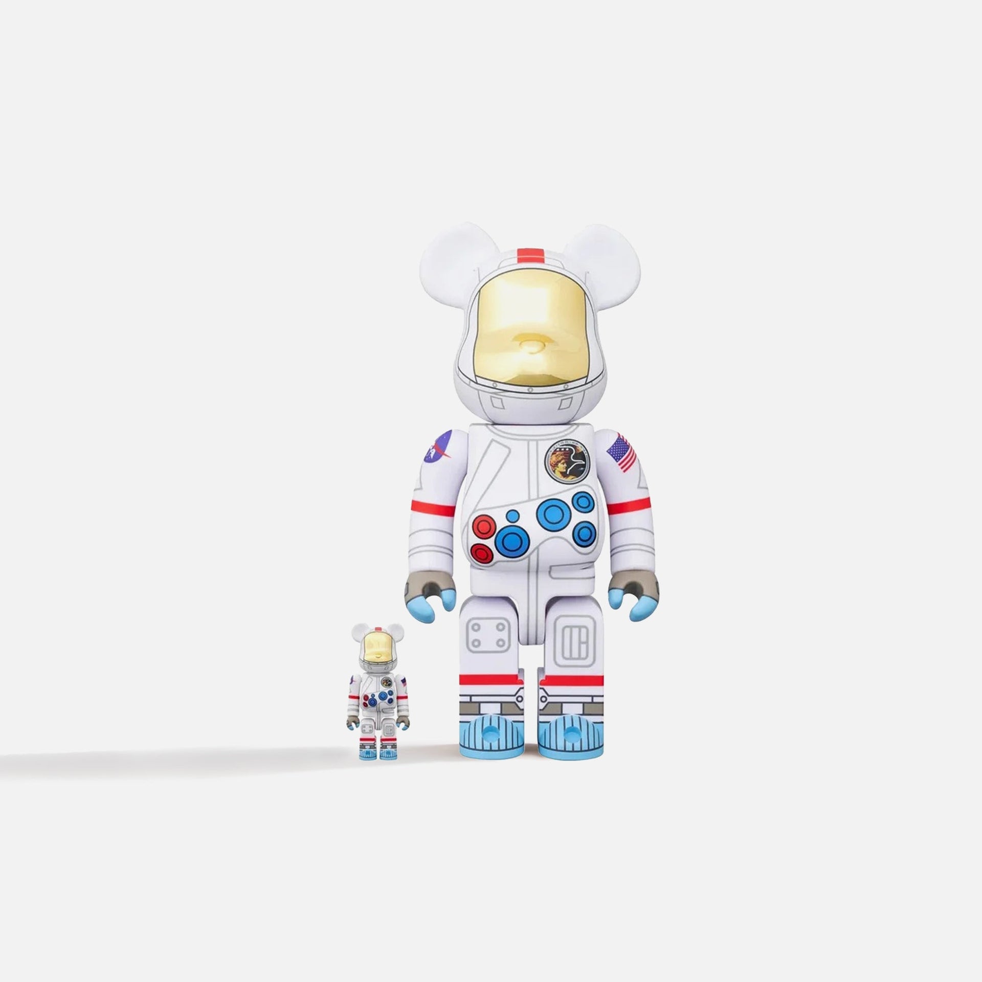 Medicom Toy Be@Rbrick Astronaute Apollo 17 100 % et 400 %