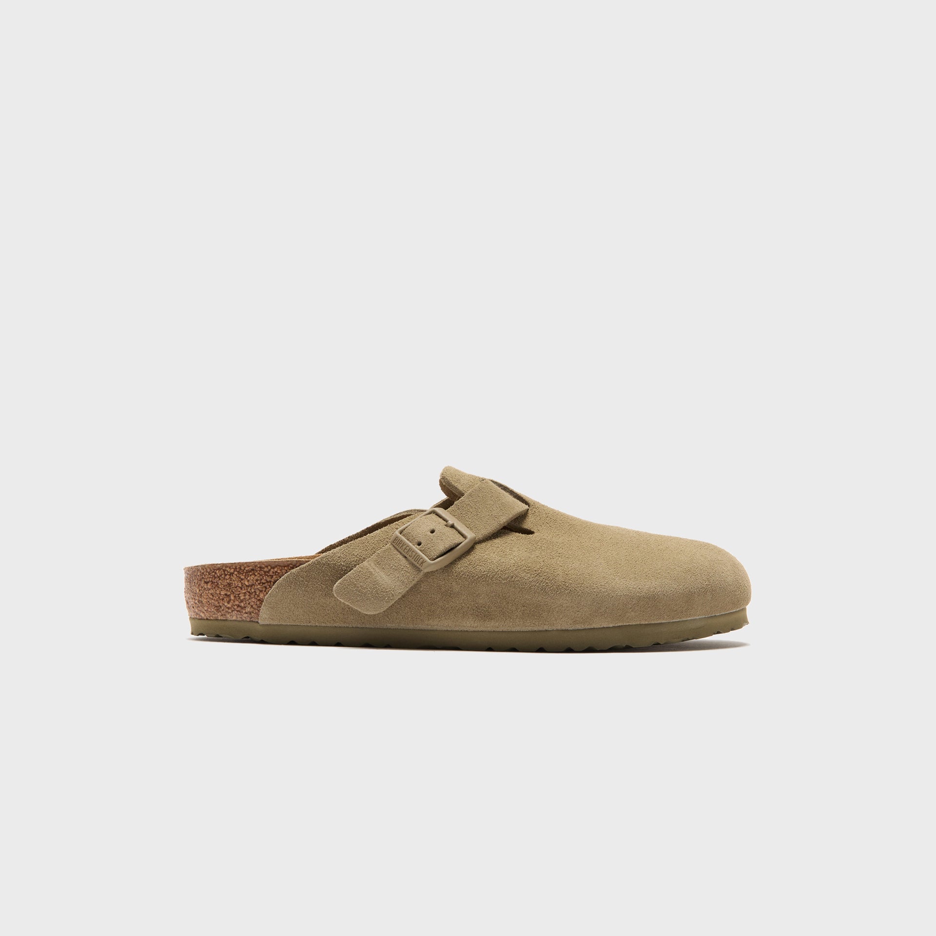 Birkenstock Boston Suede - Faded Khaki