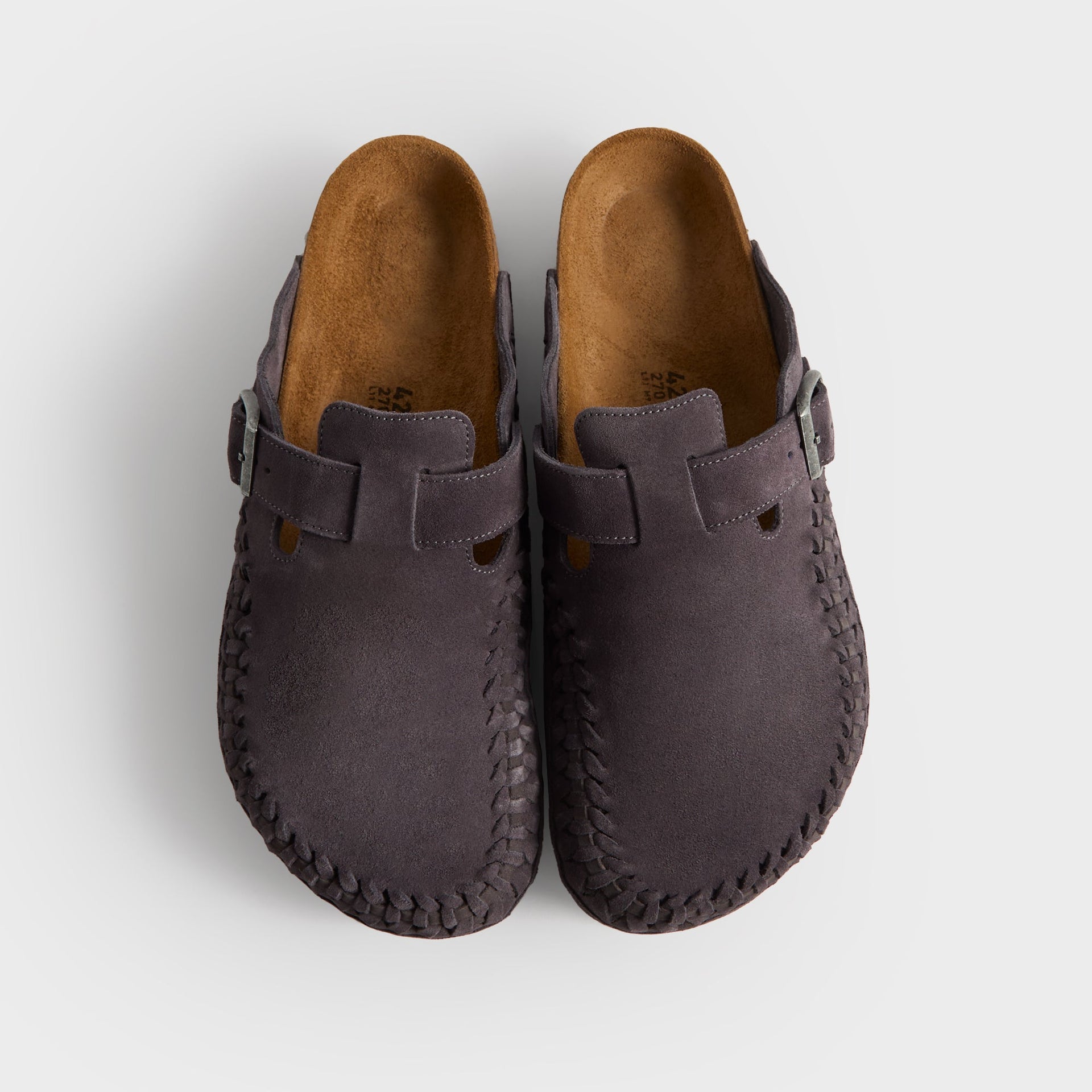 MADE-TO-ORDER | Kith for Birkenstock Boston Woven - Rabbit Grey - PH