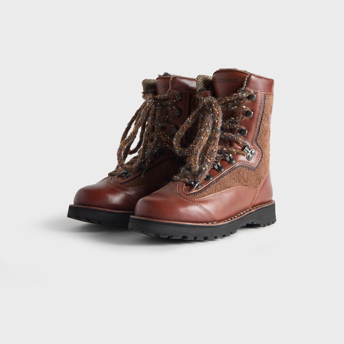 Giorgio Armani & Kith for Diemme Alpini Shearling Boot - Mogano