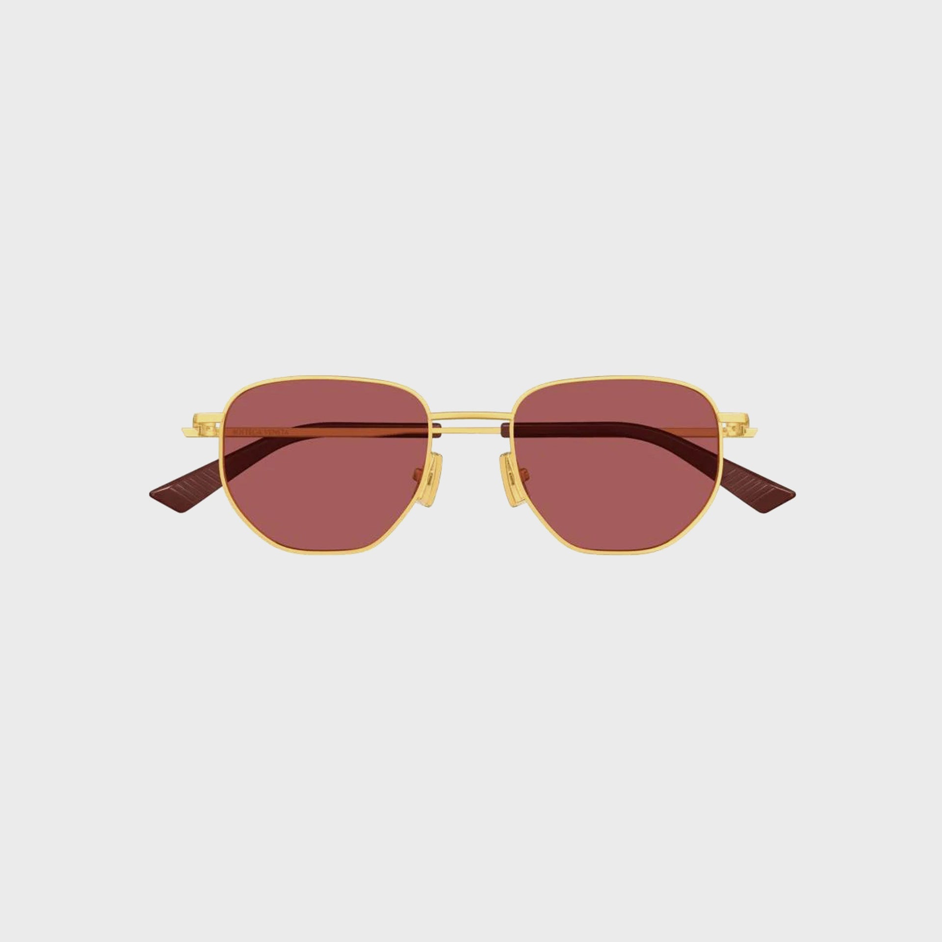 Bottega Veneta 50 Sunglass - Gold