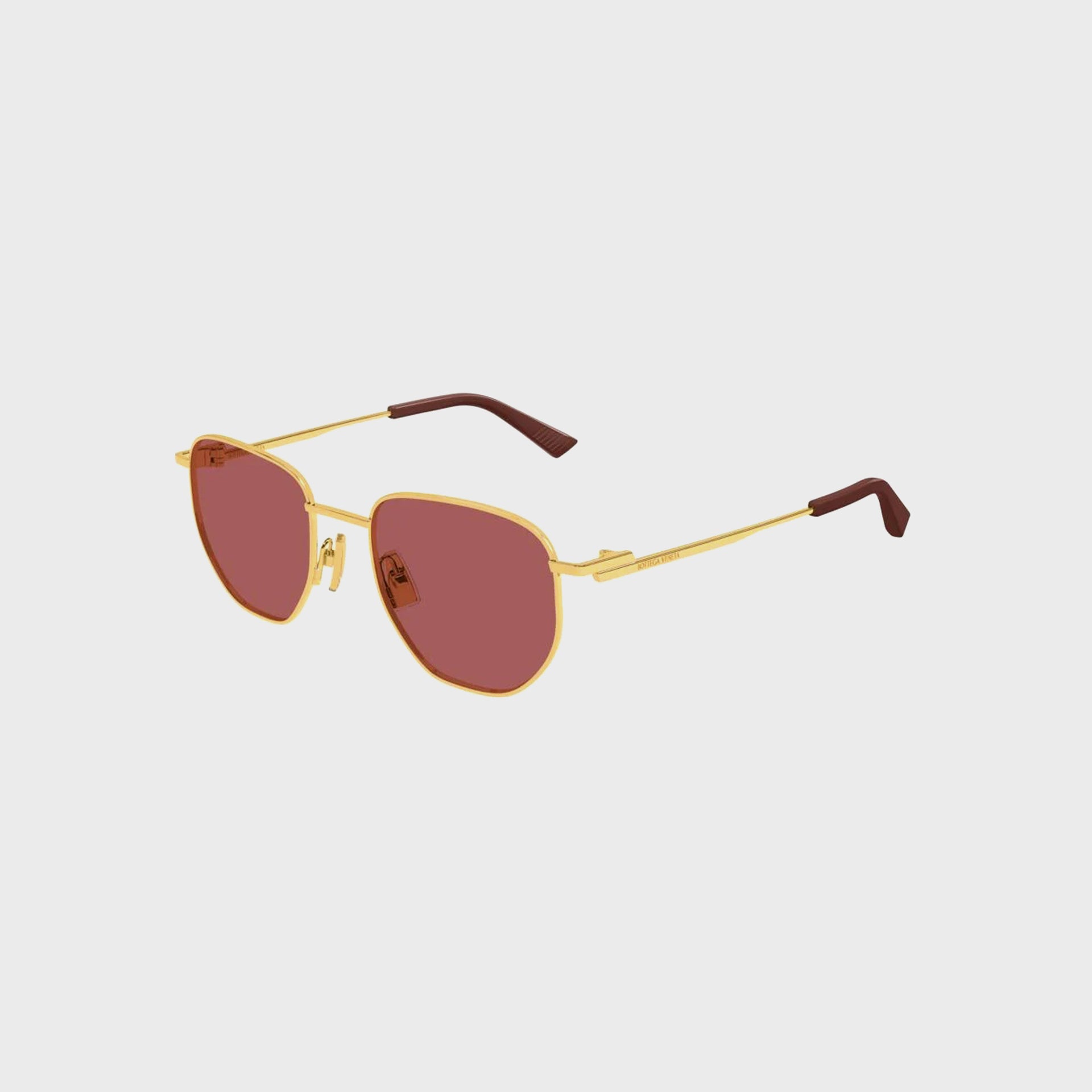 Bottega Veneta 50 Sunglass - Gold