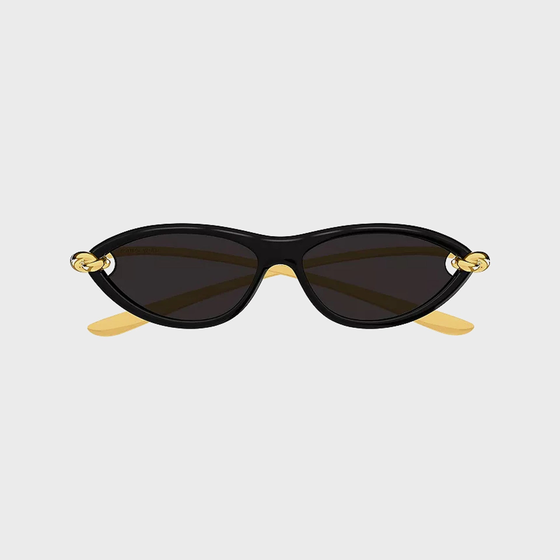 Lunettes de soleil Bottega Veneta BV en métal, années 90 - Or