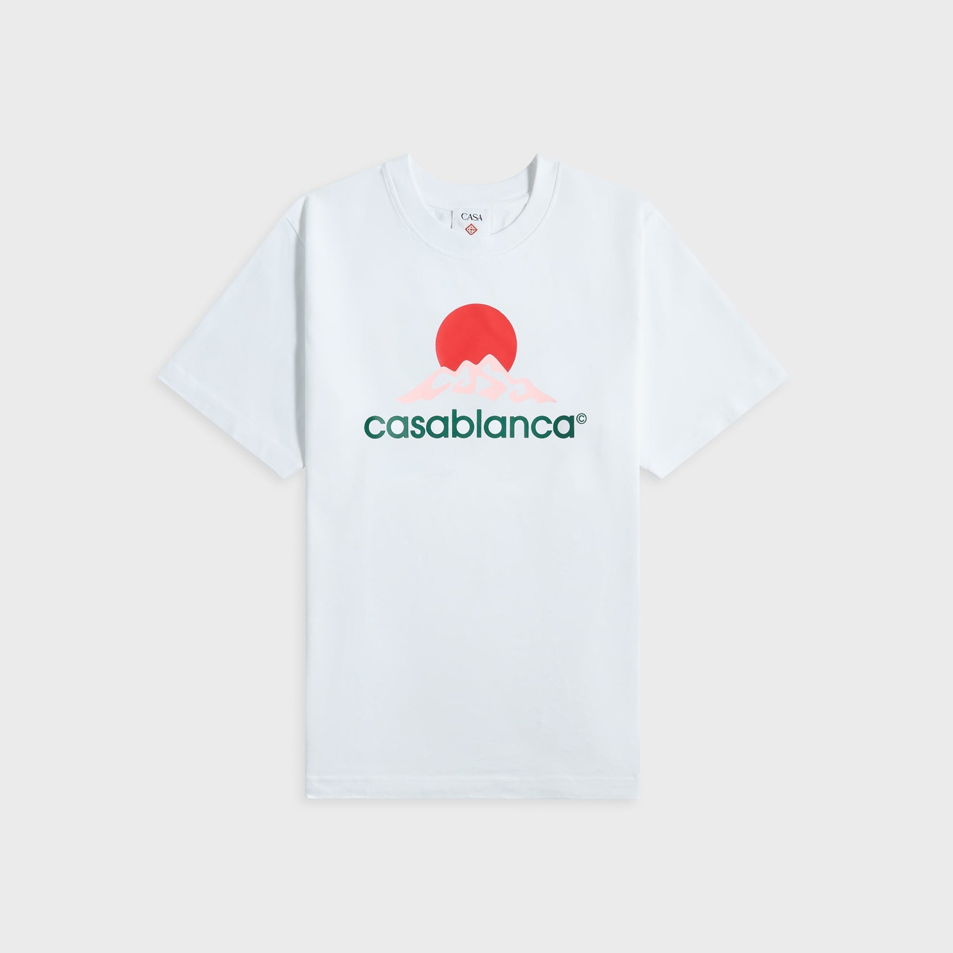 Casablanca Montagne Printed Tee in White