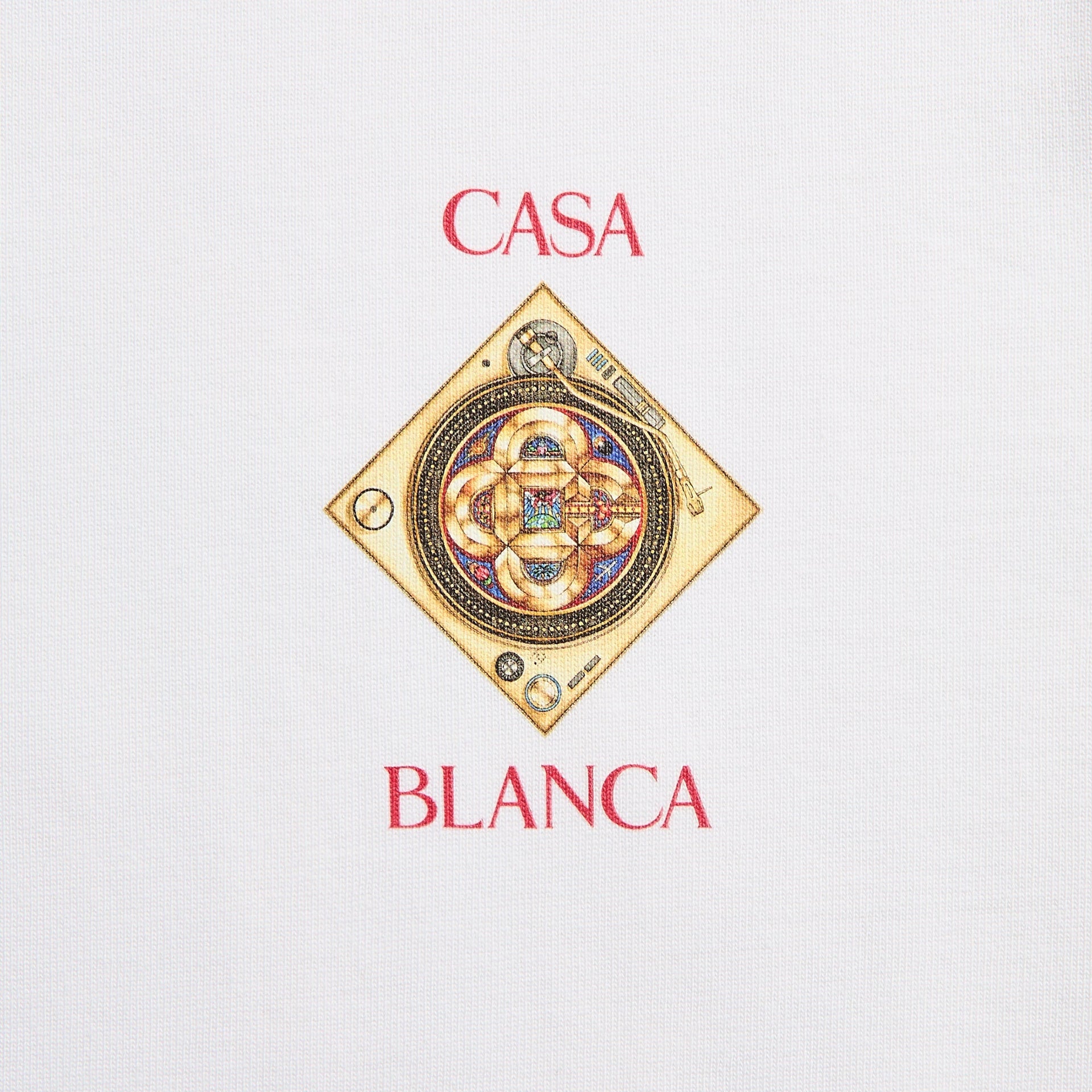Casablanca Plafond Orne De Musique Short Sleeve Tee - White