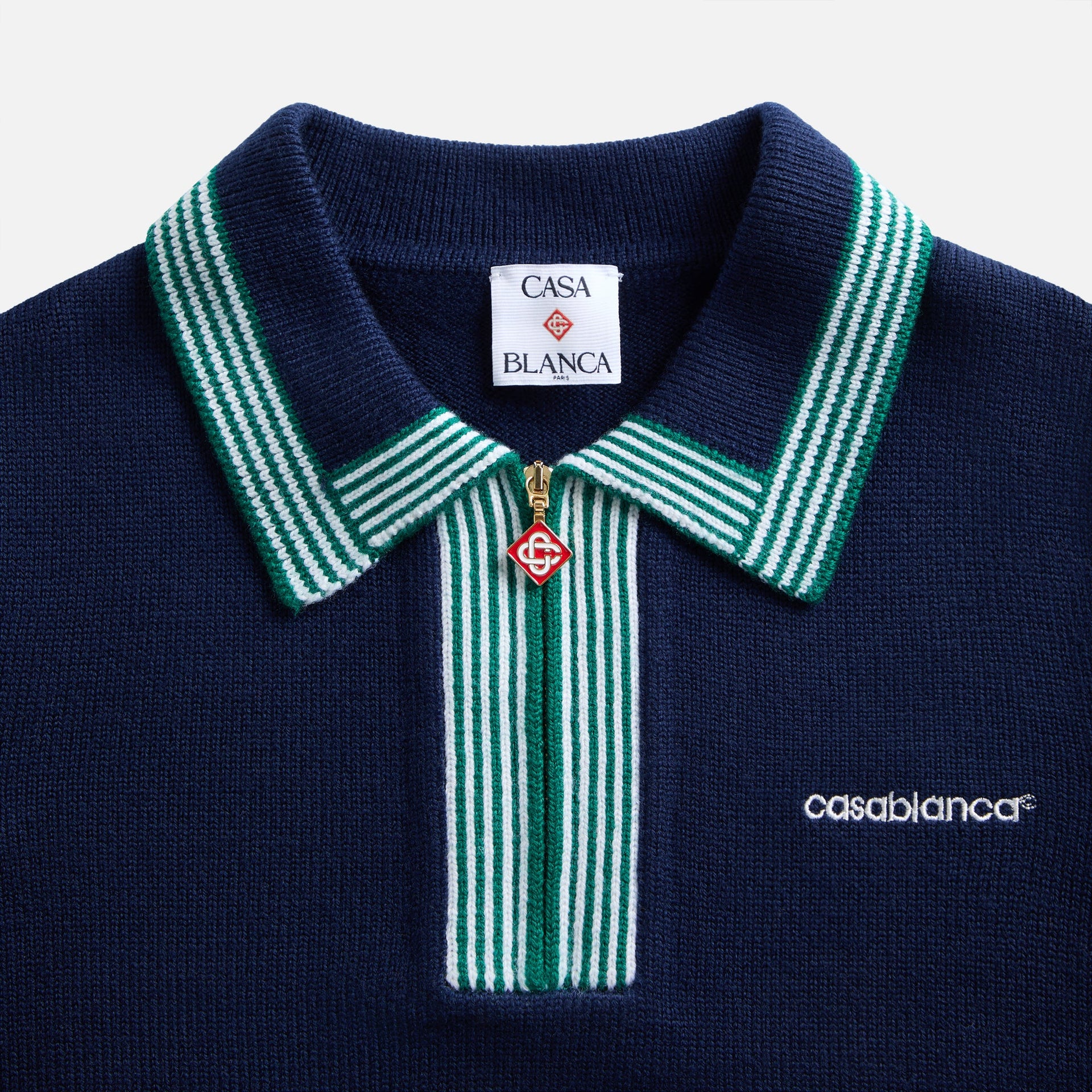 Polo de tennis Casablanca - Bleu marine