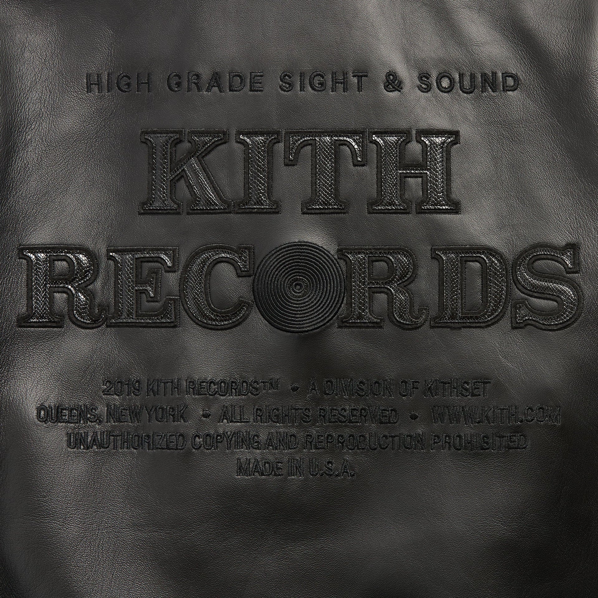 Kith Records for AVIREX Legend Bomber Jacket - Black