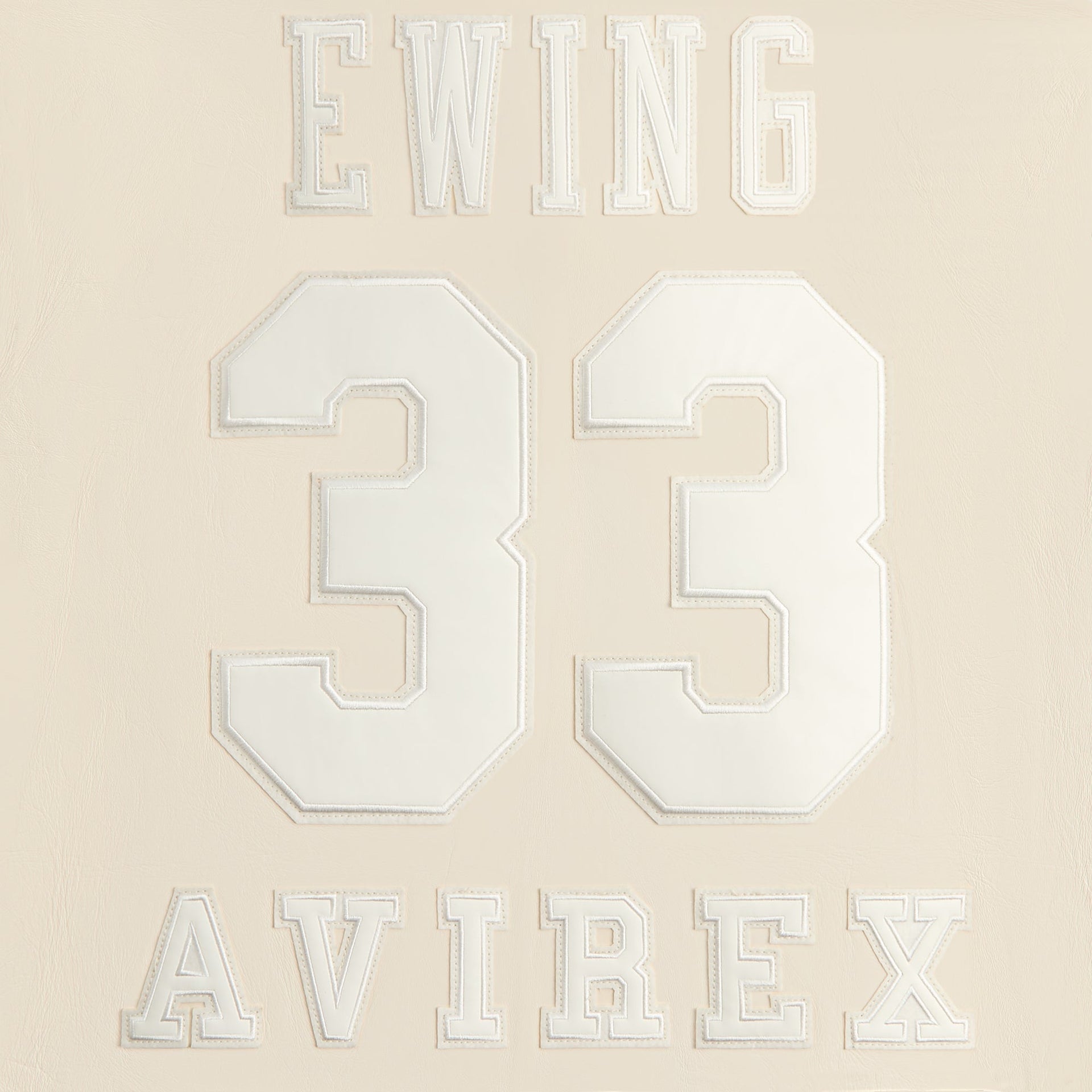 Kith & AVIREX for the New York Knicks Patrick Ewing Legend Jacket - Sandrift