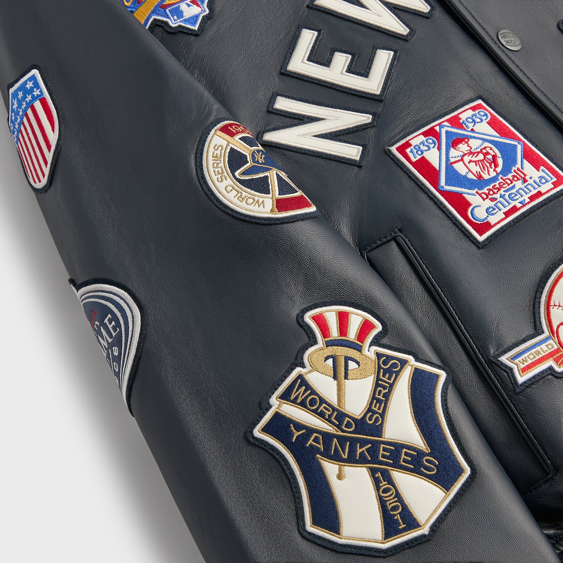 Kith & AVIREX for the New York Yankees Leather Jacket - Nocturnal