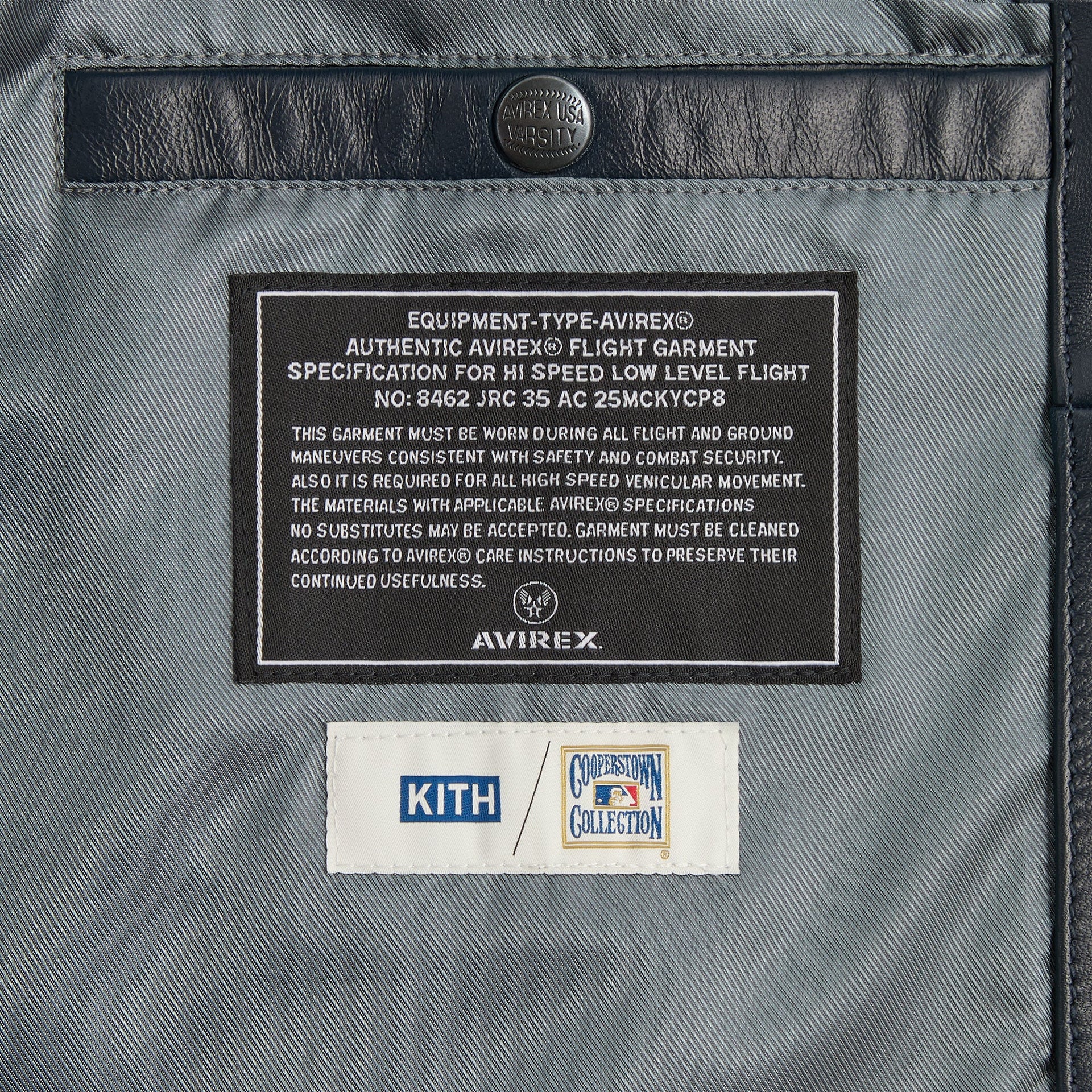 Kith & AVIREX for the New York Yankees Leather Jacket - Nocturnal