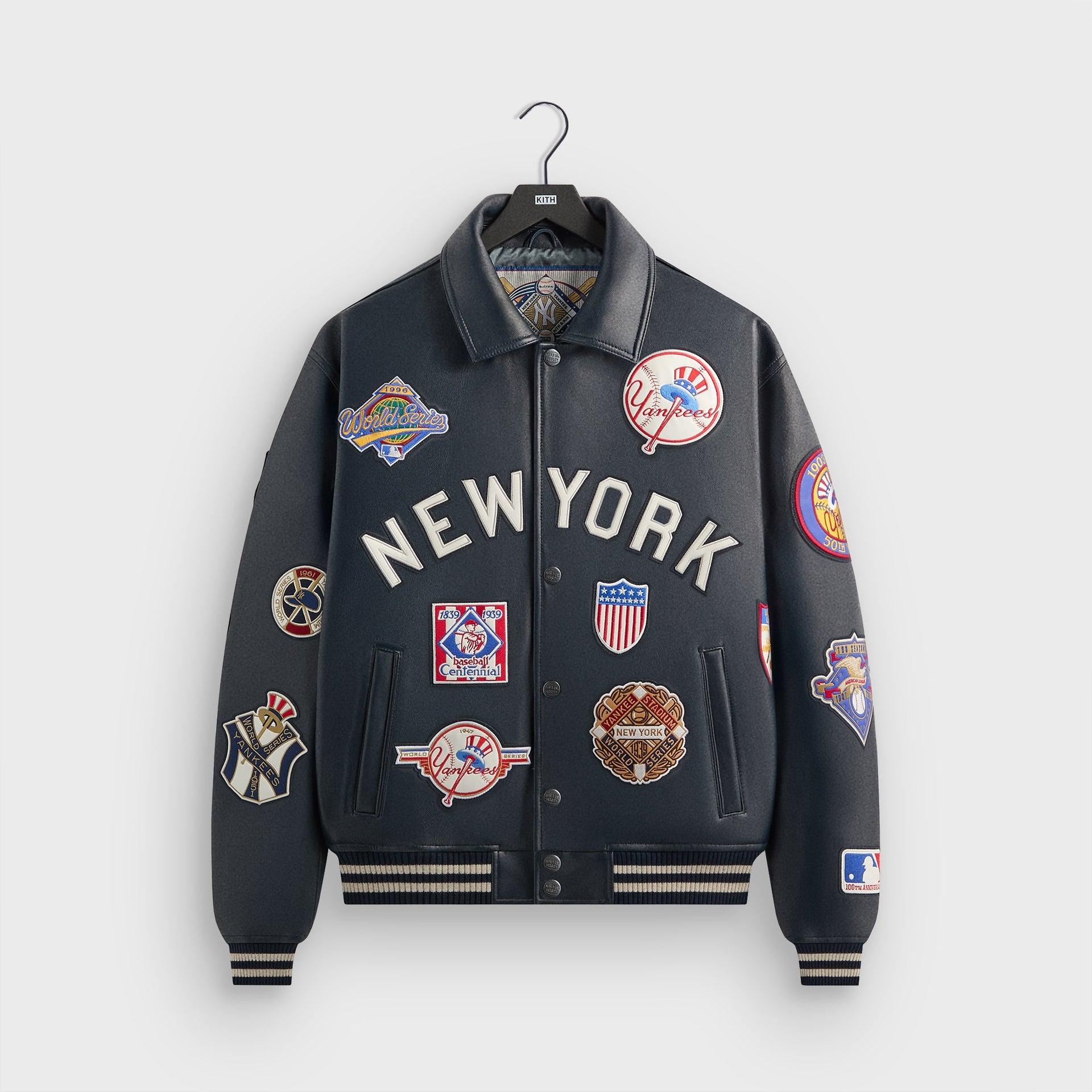 Kith & AVIREX for the New York Yankees Leather Jacket - Nocturnal