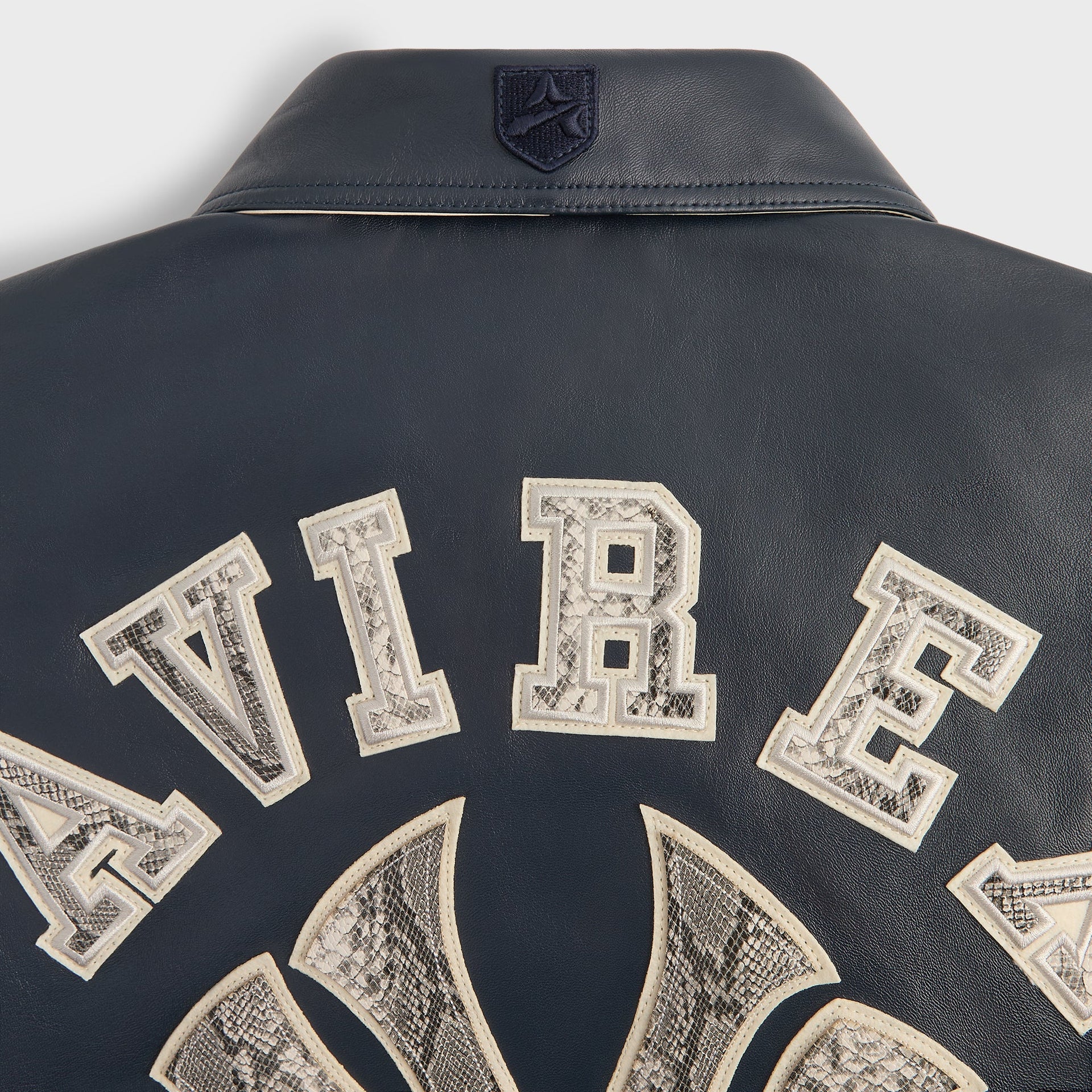 Kith & AVIREX for the New York Yankees Leather Jacket - Nocturnal / Snake