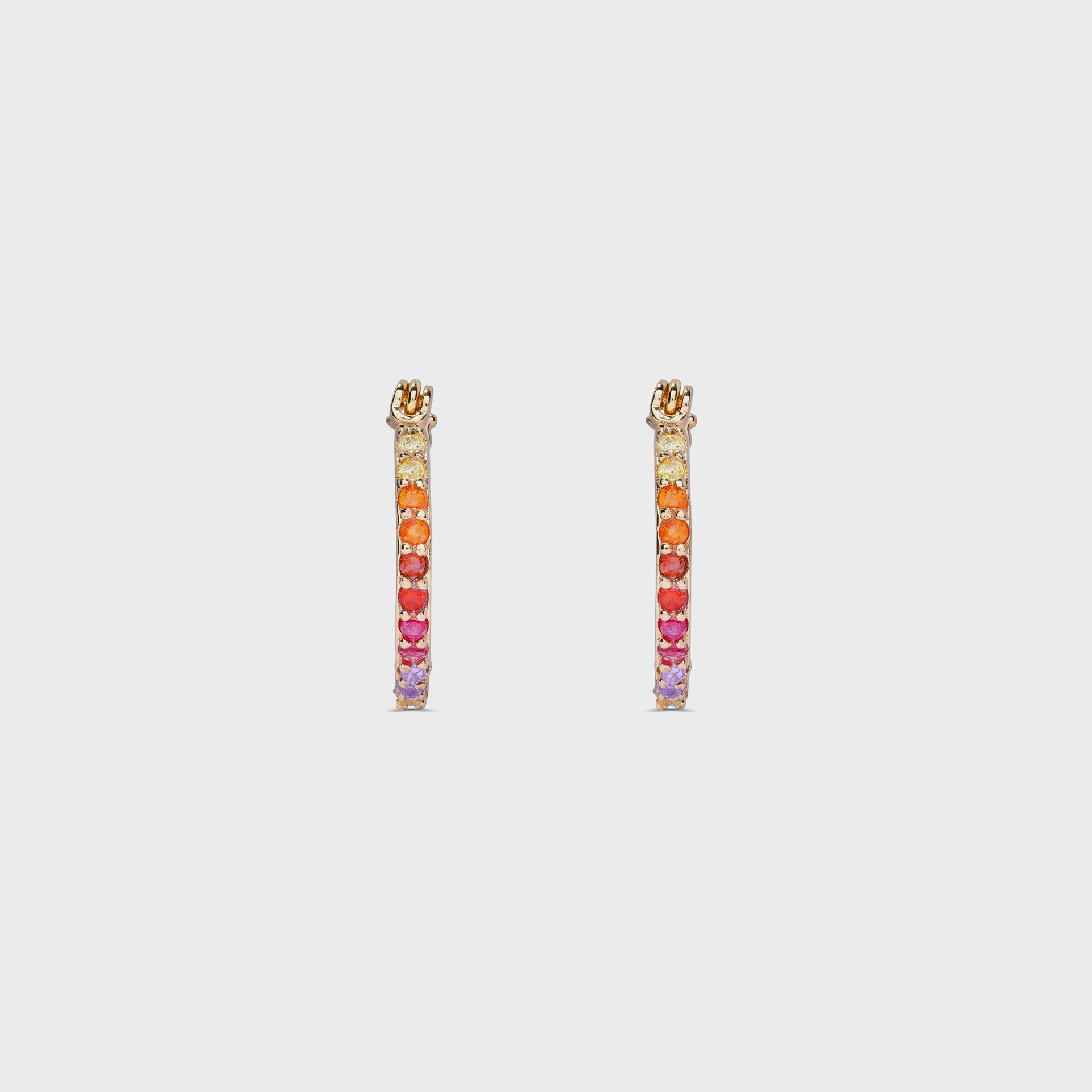 Crystal Haze Serena Small Hoops - Multi
