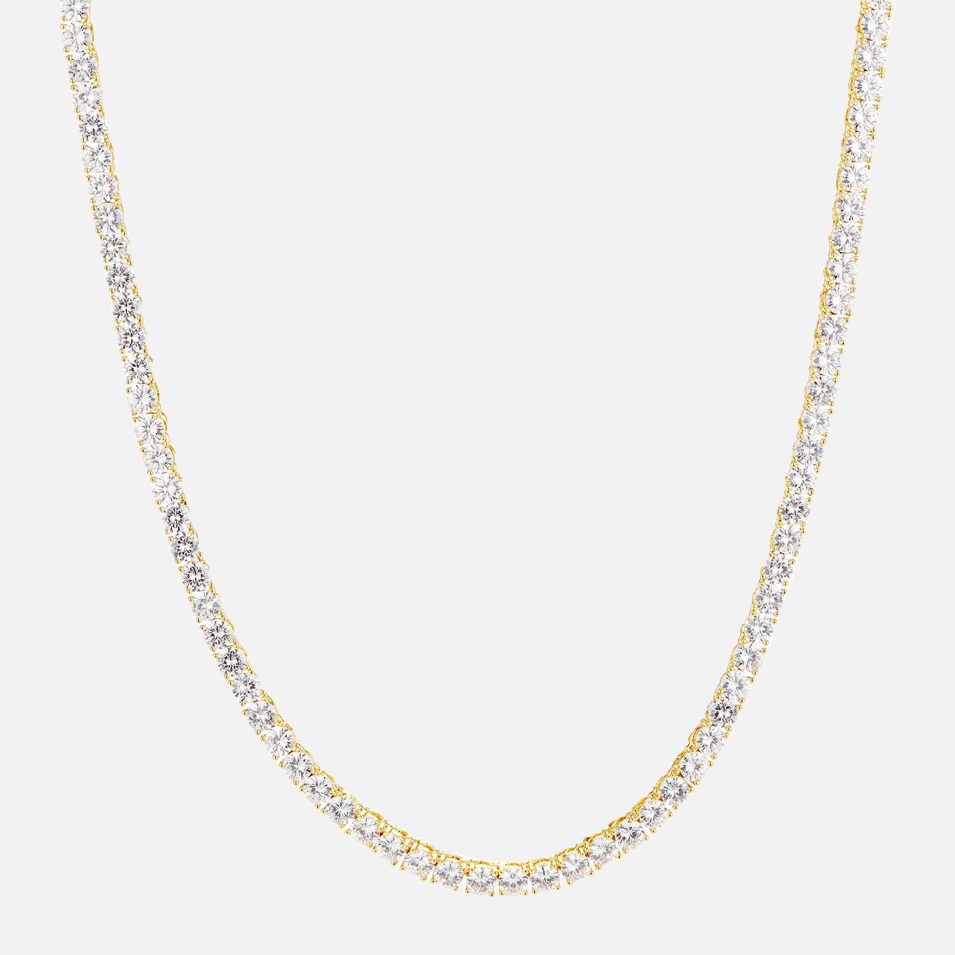 Crystal Haze Serena Necklace Clear - Gold