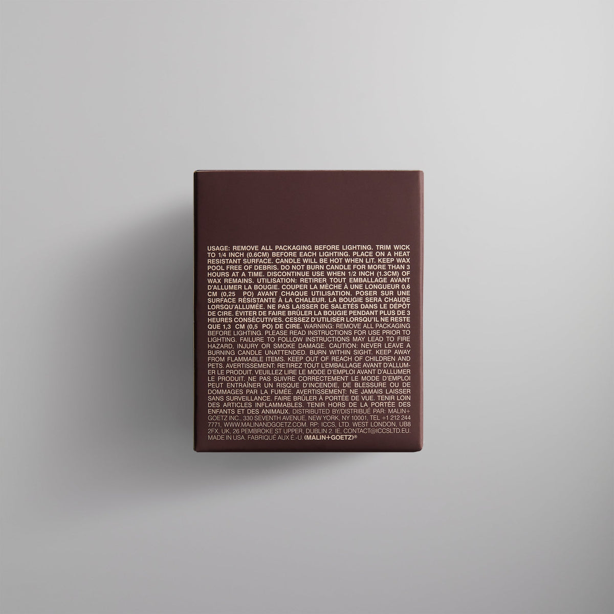 Kith pour MALIN+GOETZ Bougie Rogue