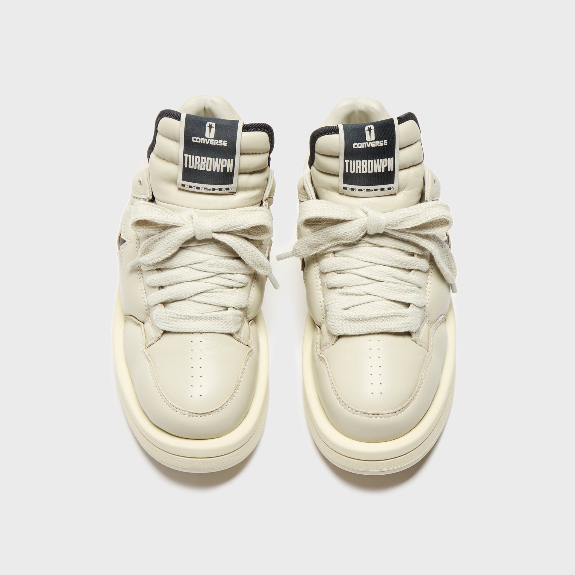 Rick Owens x Converse DRKSHDW Turbowpn Ox - Pelican / Black / Cloud Cream