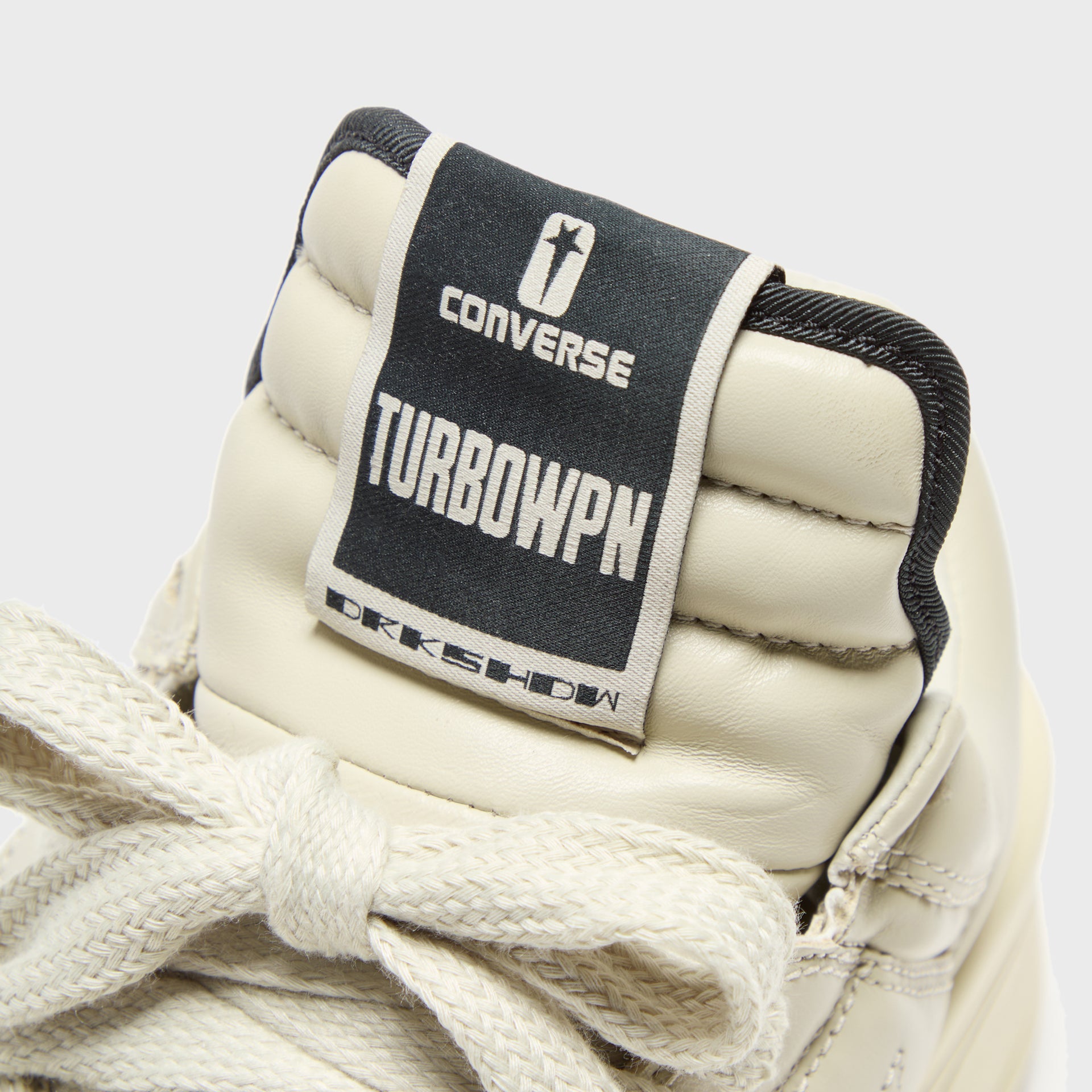 Rick Owens x Converse DRKSHDW Turbowpn Ox - Pelican / Black / Cloud Cream