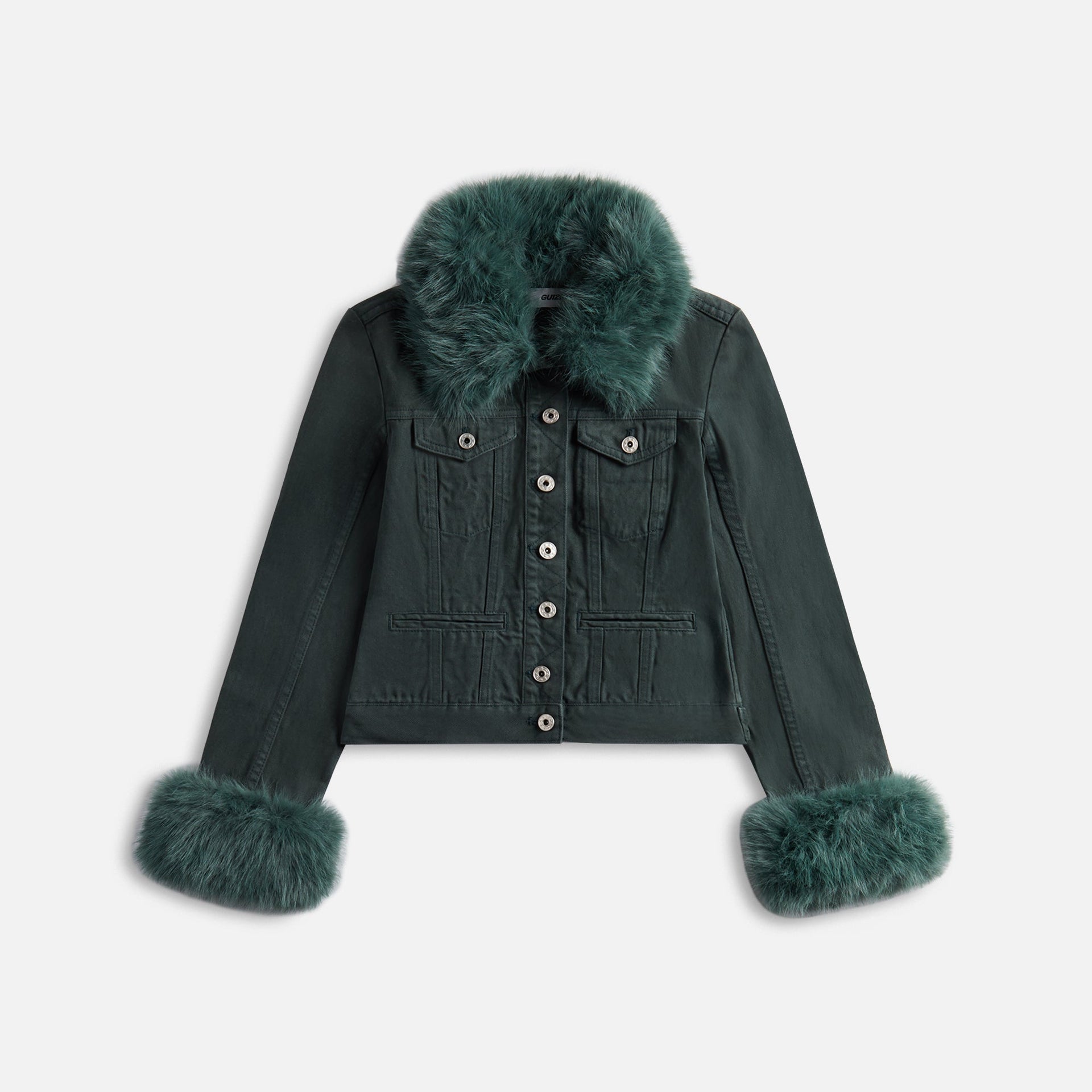 Veste en fausse fourrure GUIZIO Ares - Forêt