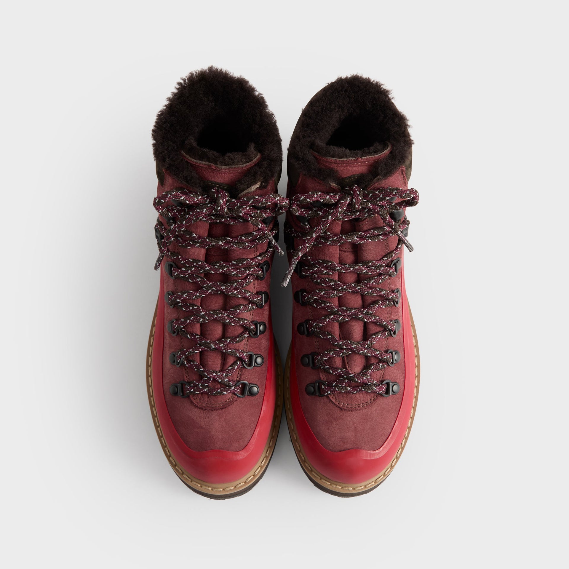 Ronnie Fieg for Diemme Roccia Vet Gomma Shearling - Bordeaux