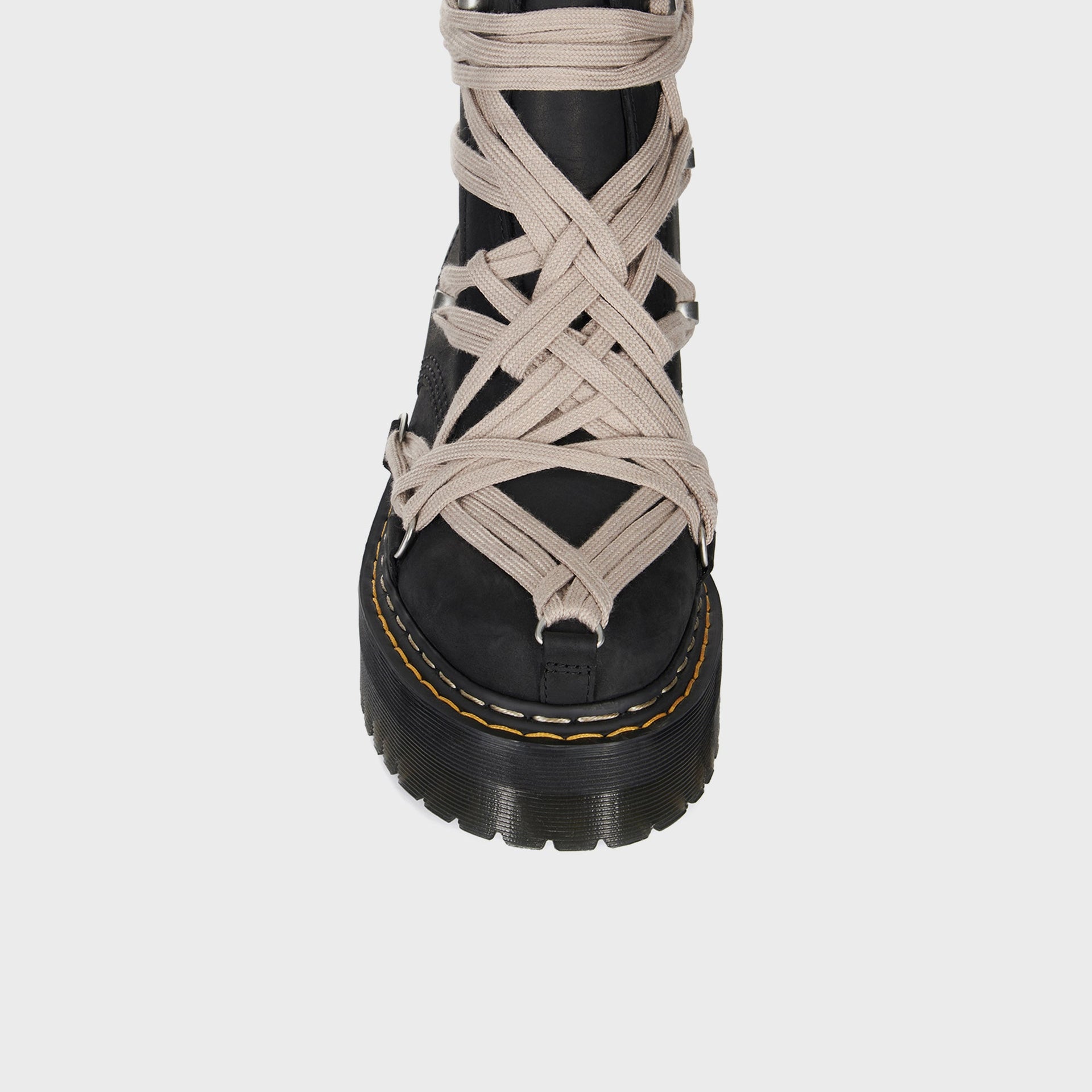 Dr. Martens x Rick Owens DRKSHDW 1460 Quad Sole Megalace® Boot - Black