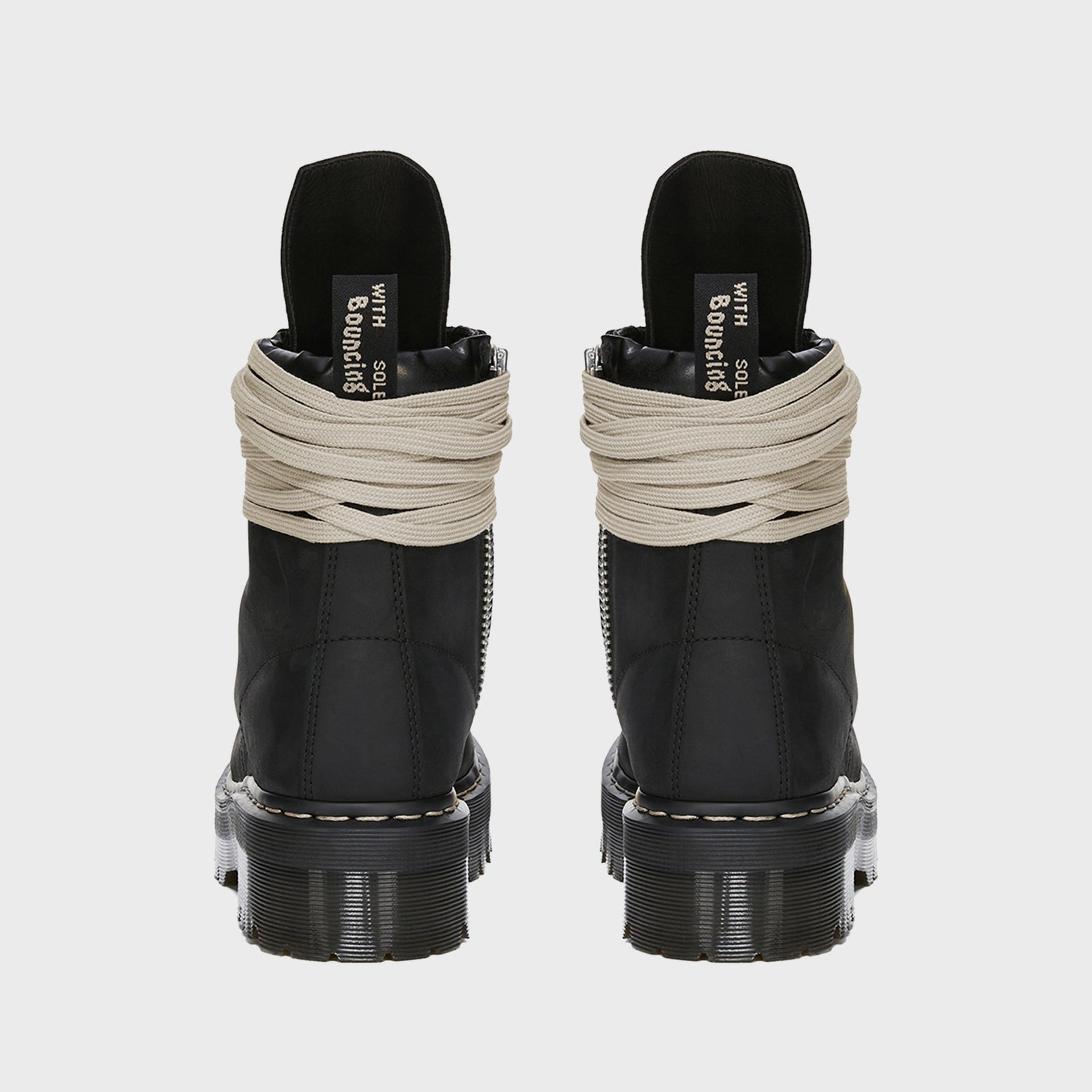 Dr. Martens x Rick Owens WMNS Quad Sole Steel Toe Boot - Black