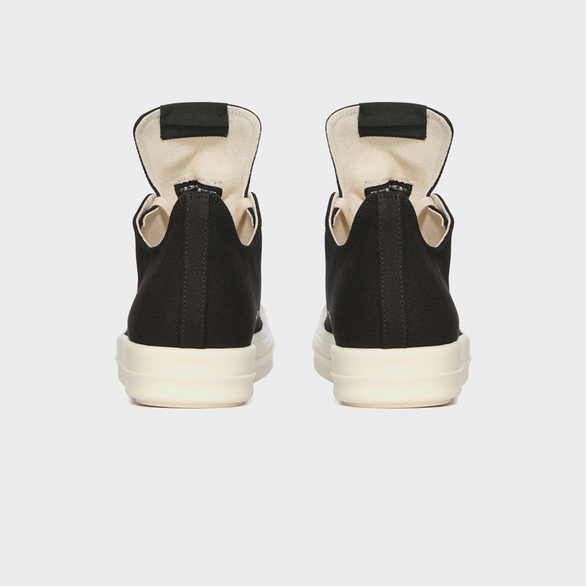 Rick Owens Low Sneaks Scarpe - Denim Black / Milk