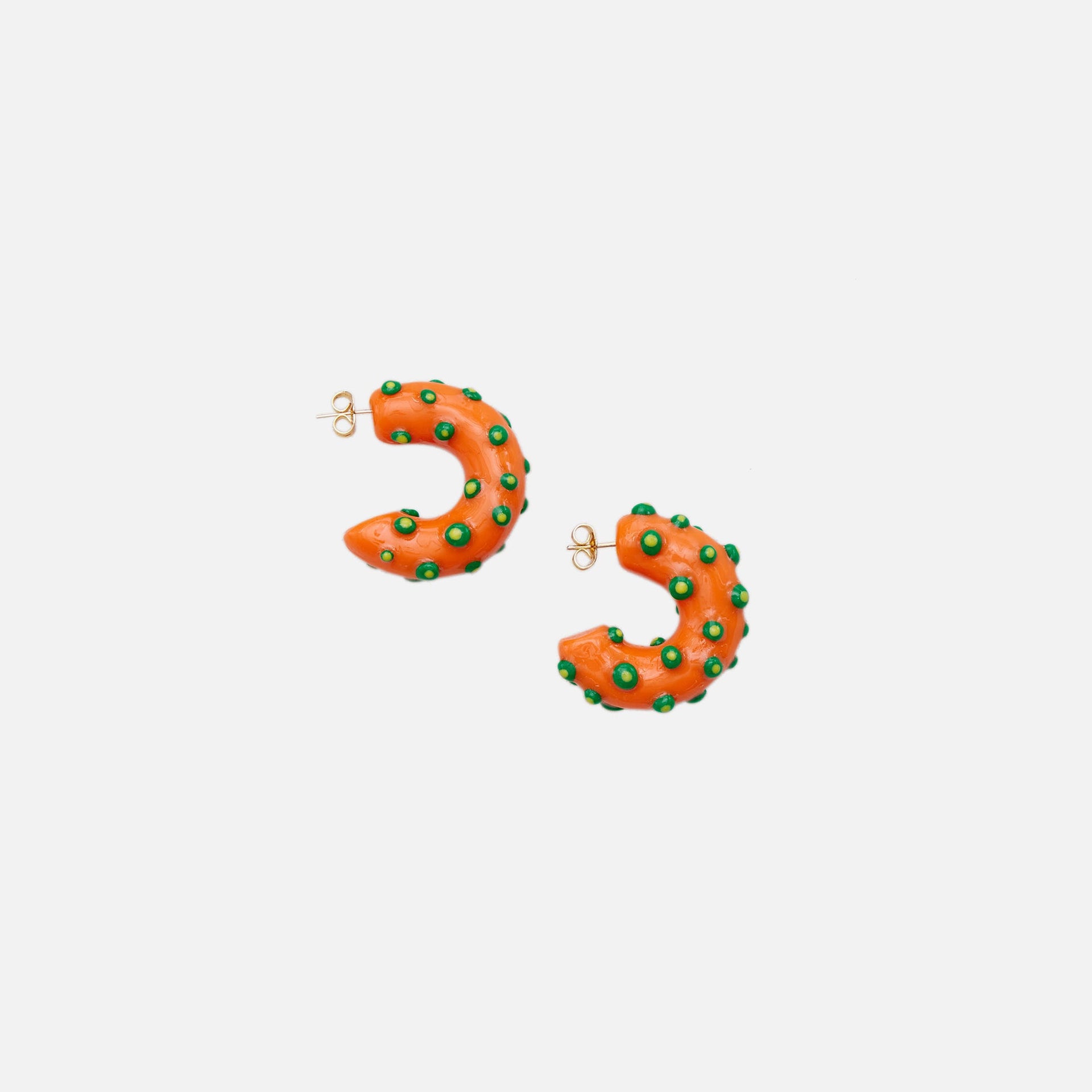 Boucles d'oreilles Eliou Isla - Orange