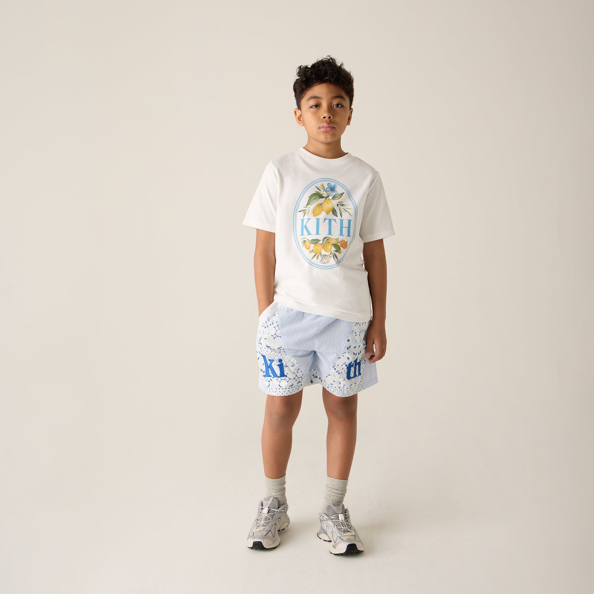 Kith Kids Summer Picnic Graphic Tee - White