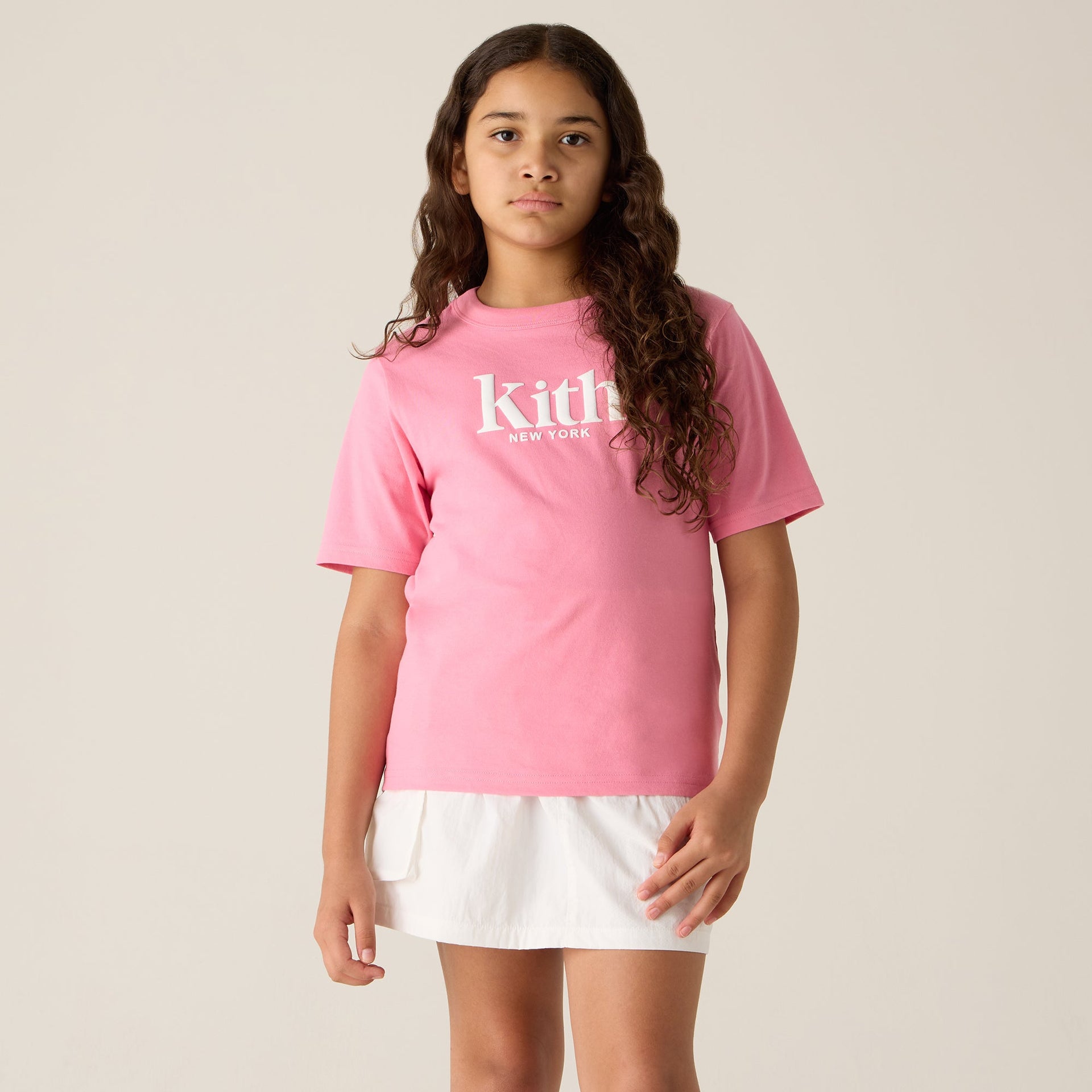 Kith Kids Classic Mott Tee - Peony