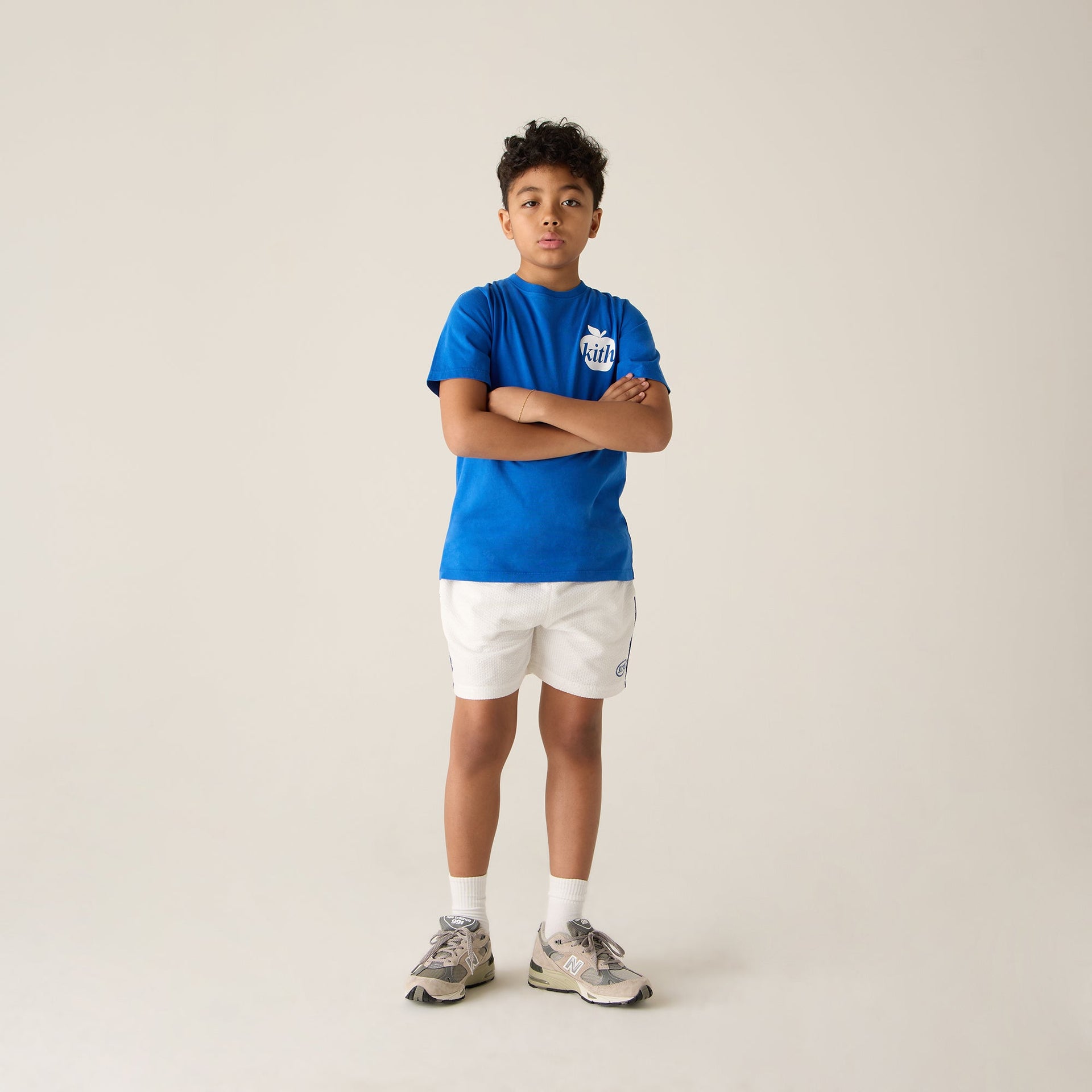 Kith Kids Vintage Apple Tee - Royal