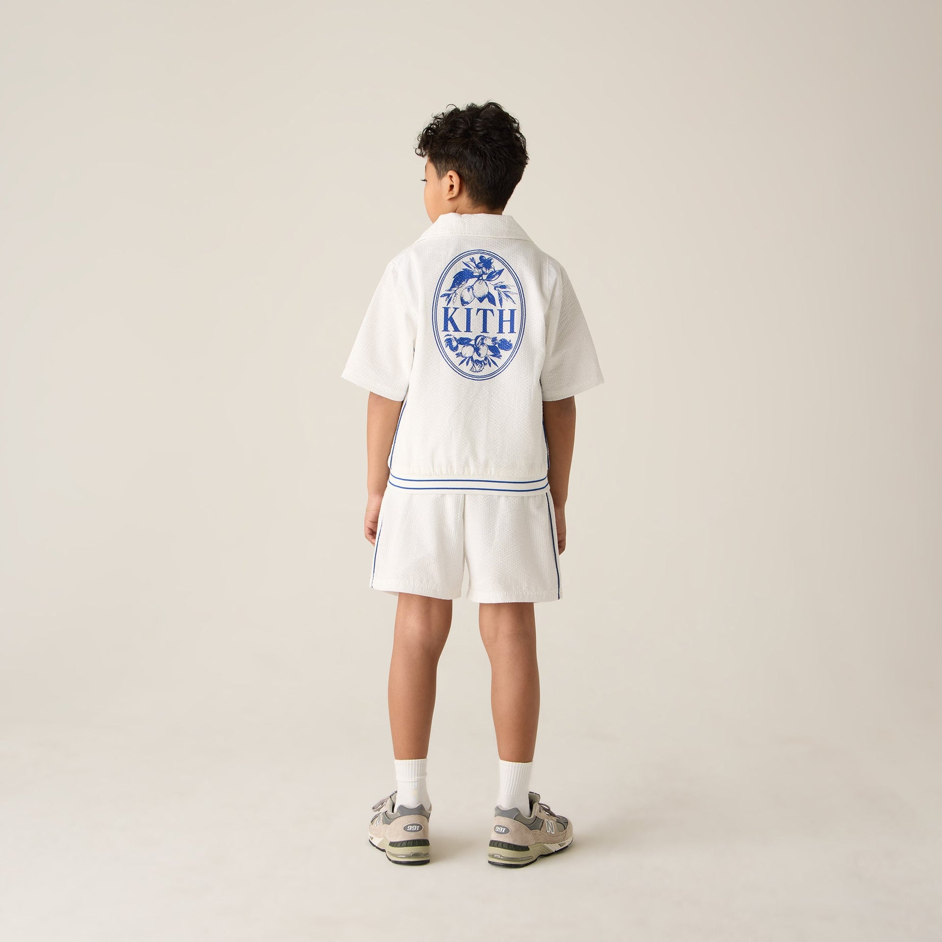 Kith Kids Seersucker Liam Short - Silk