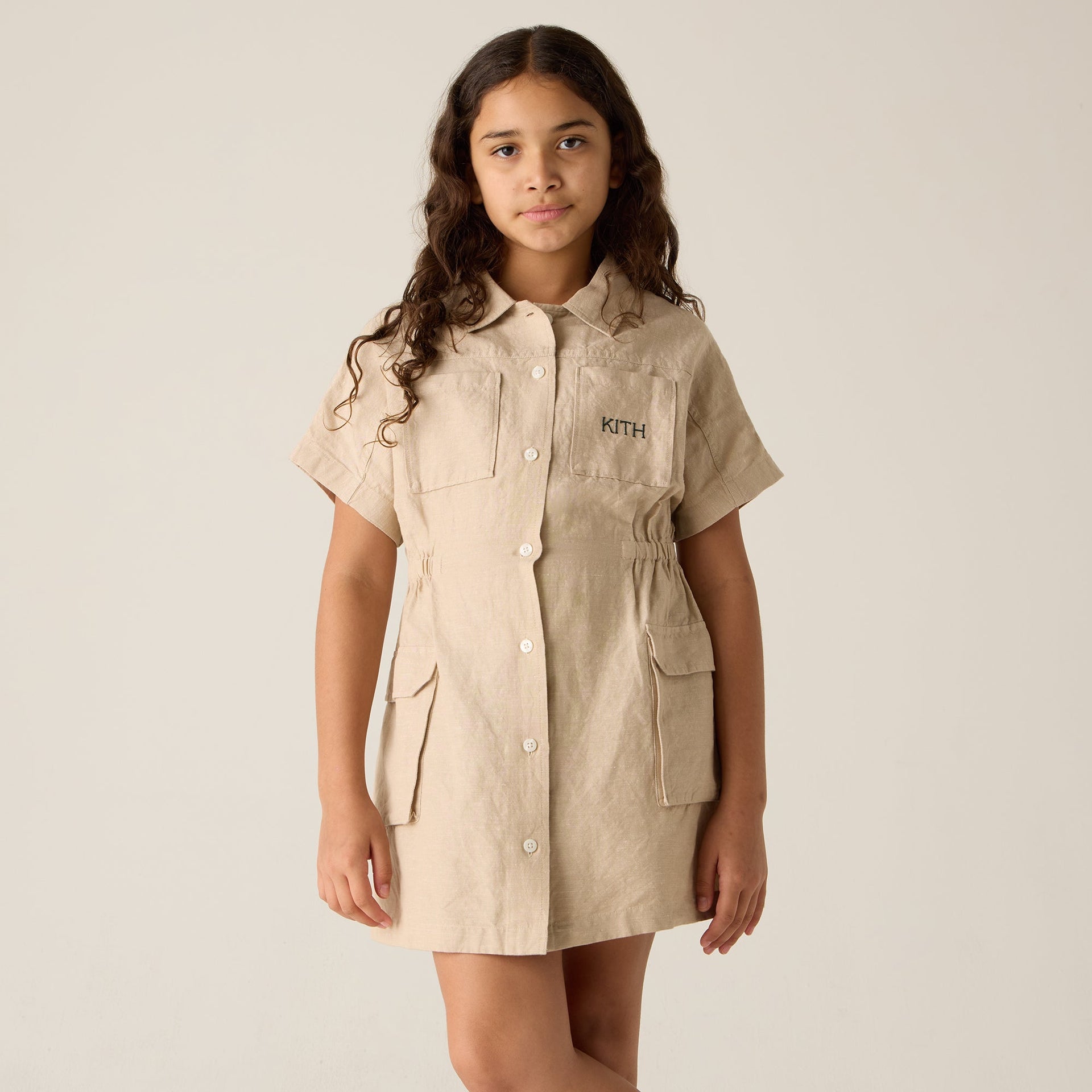 Kith Kids Bella Utility Dress - Canvas