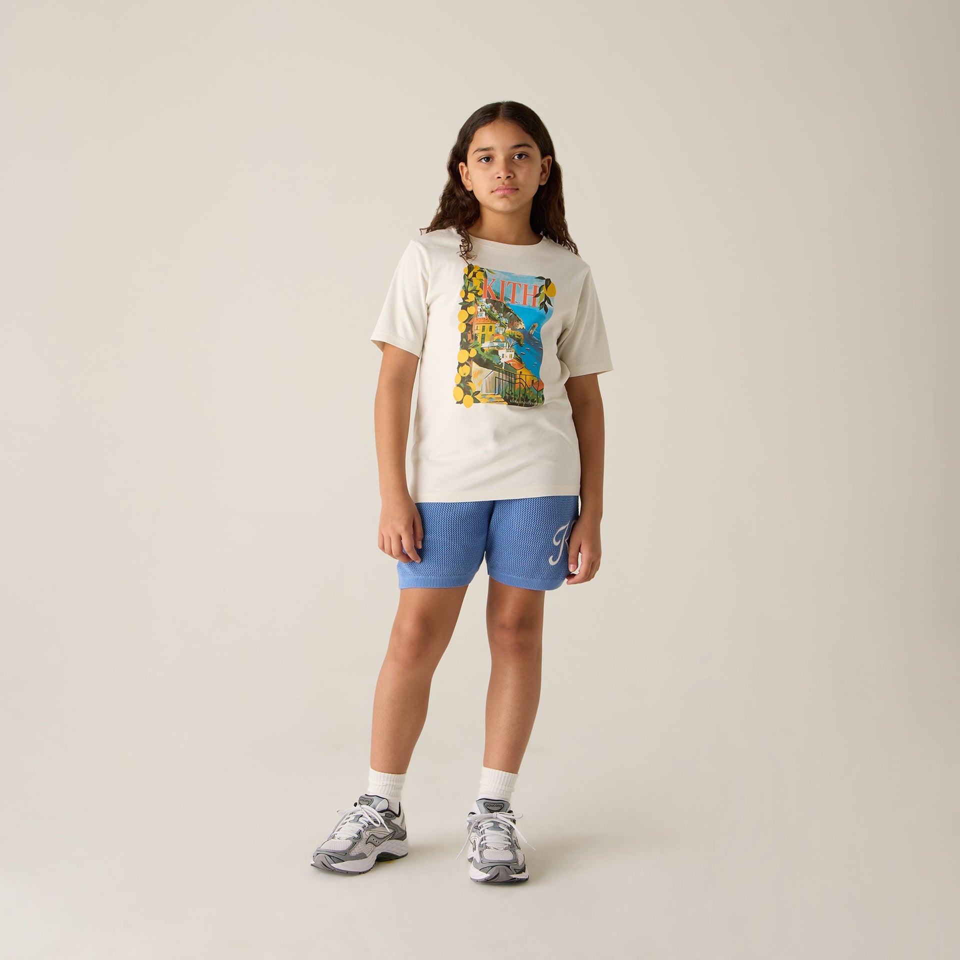 Kith Kids Sweater Knit Leon Short - Ashore