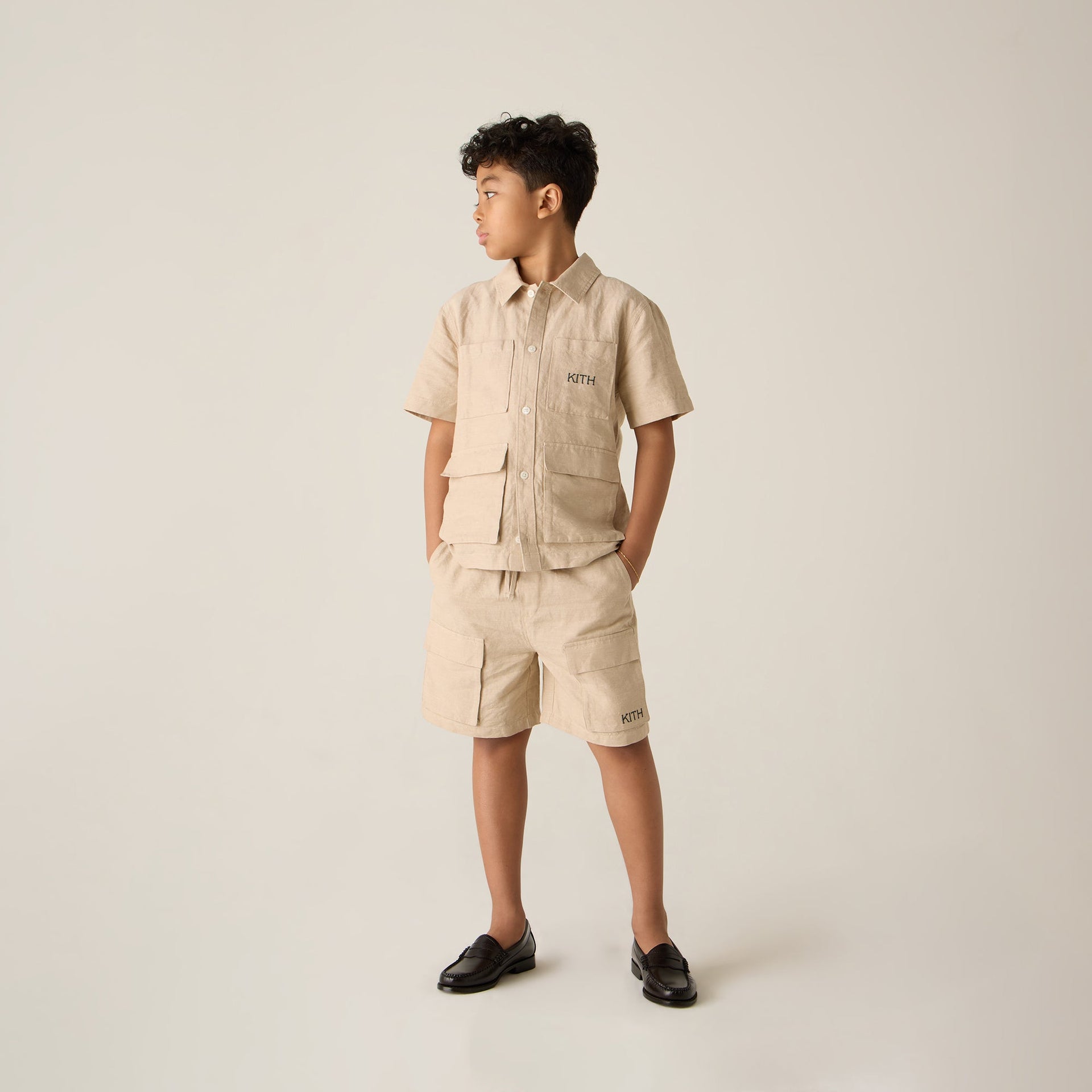Kith Kids Belmont Utility Shirt - Canvas