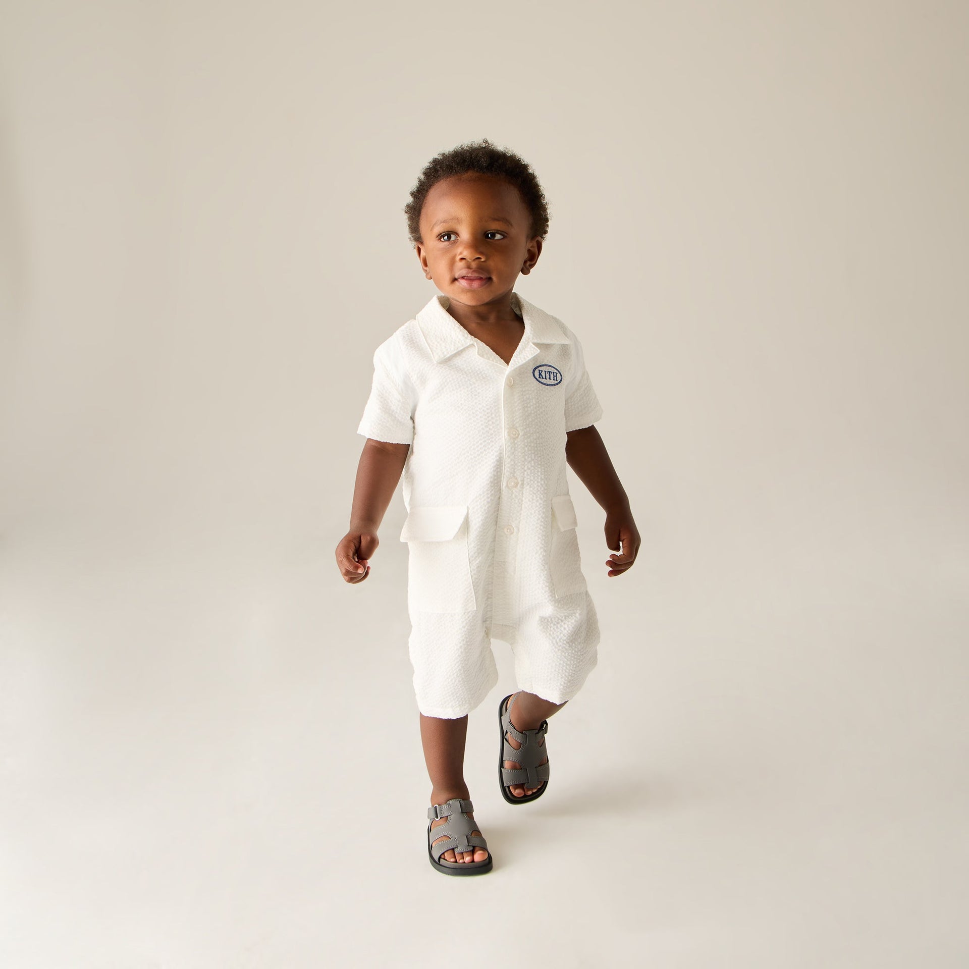 Kith Baby Seersucker Belmont Shortall - Silk