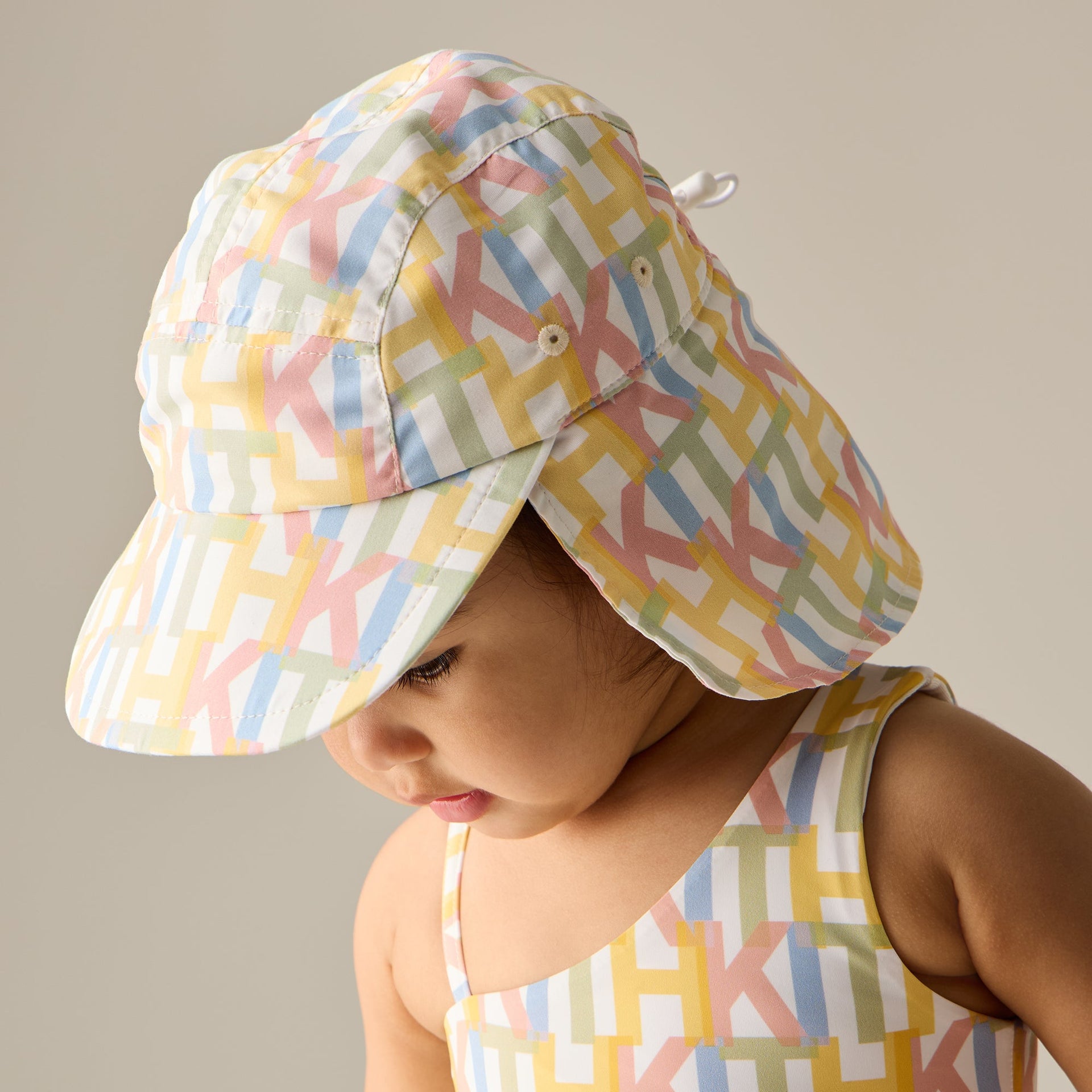 Kith Baby Monogram Sunhat - Silk