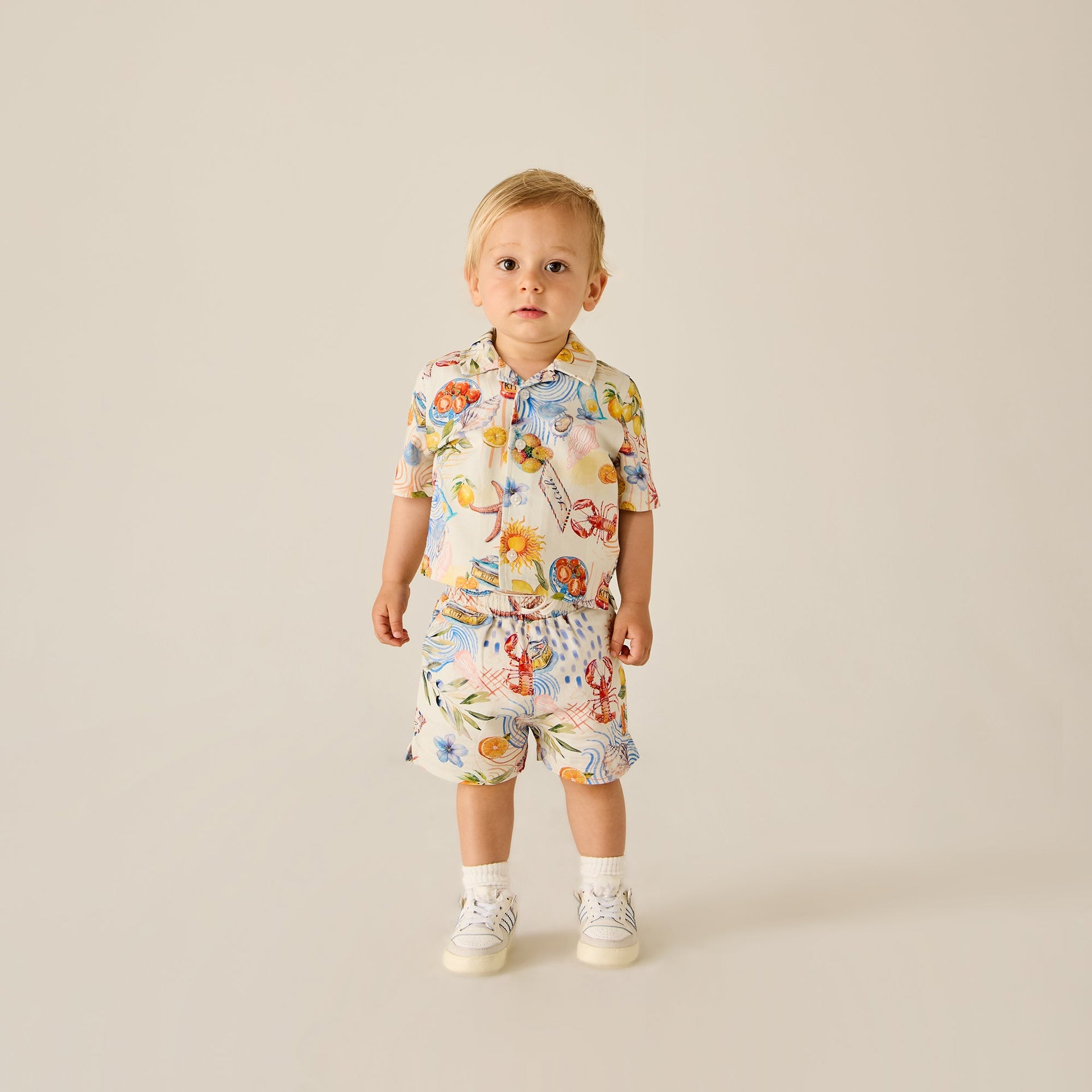 Kith Baby Summer Picnic Thompson Camp Short - Sandrift