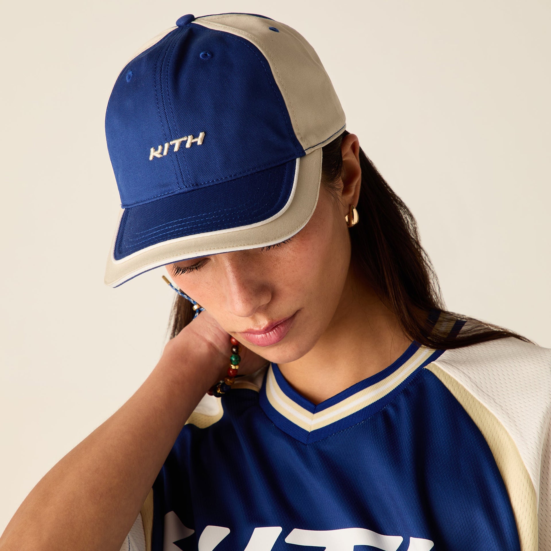 Kith Women Pieced Cotton Twill Cap - Layer