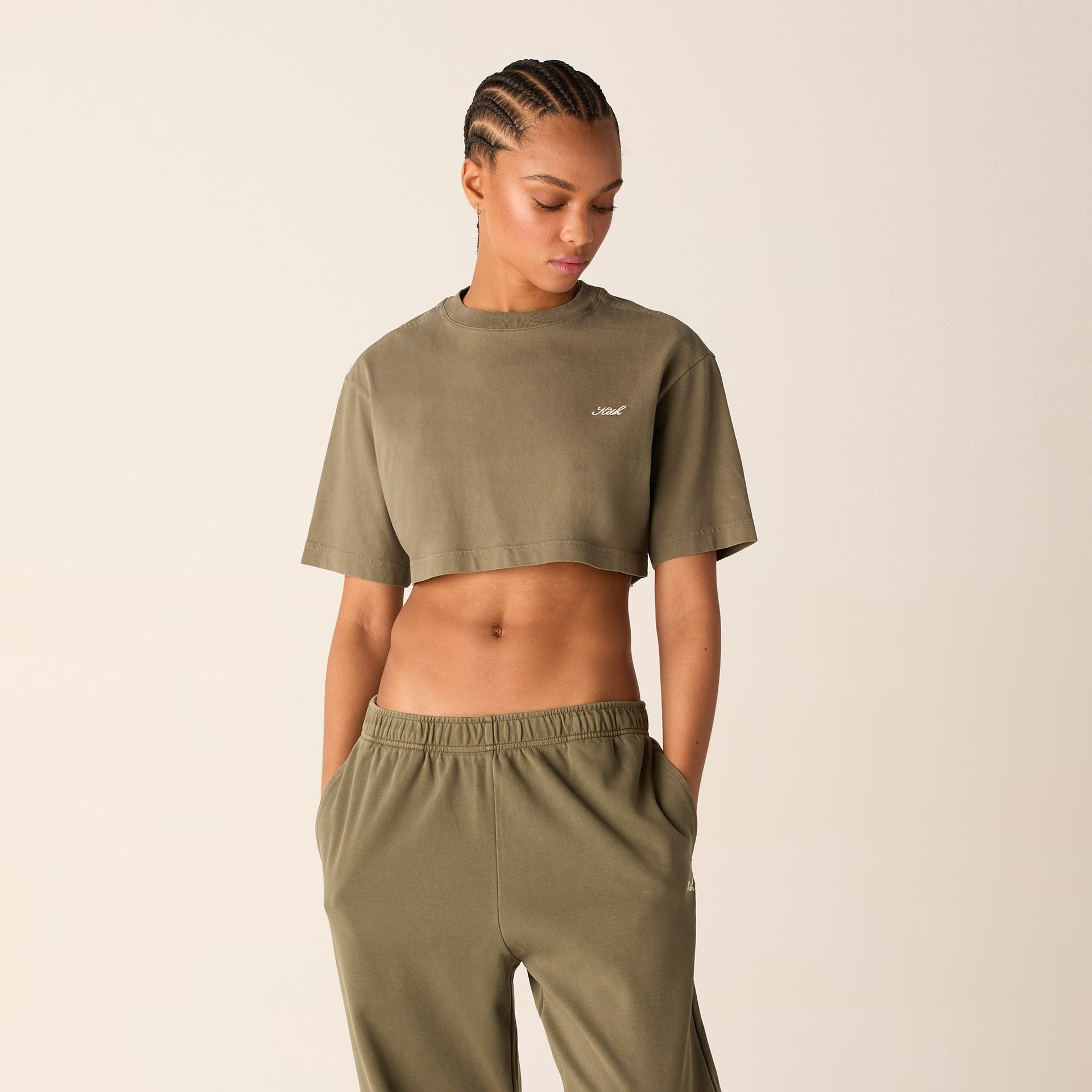 Kith Women Fei Cropped Tee - Canopy