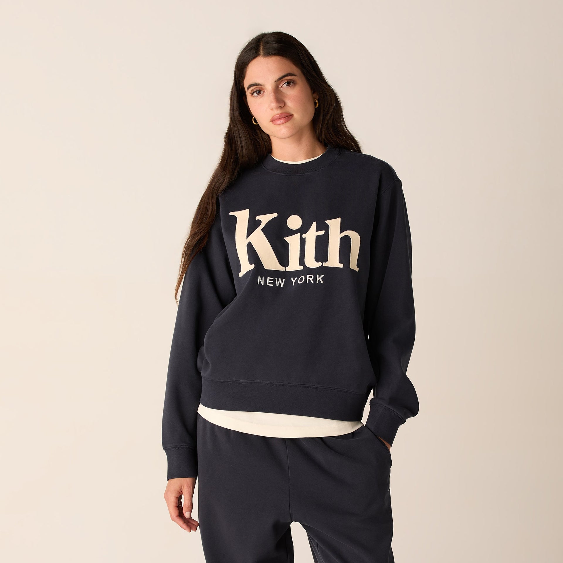 Kith Women Asher New York Crewneck - Nocturnal