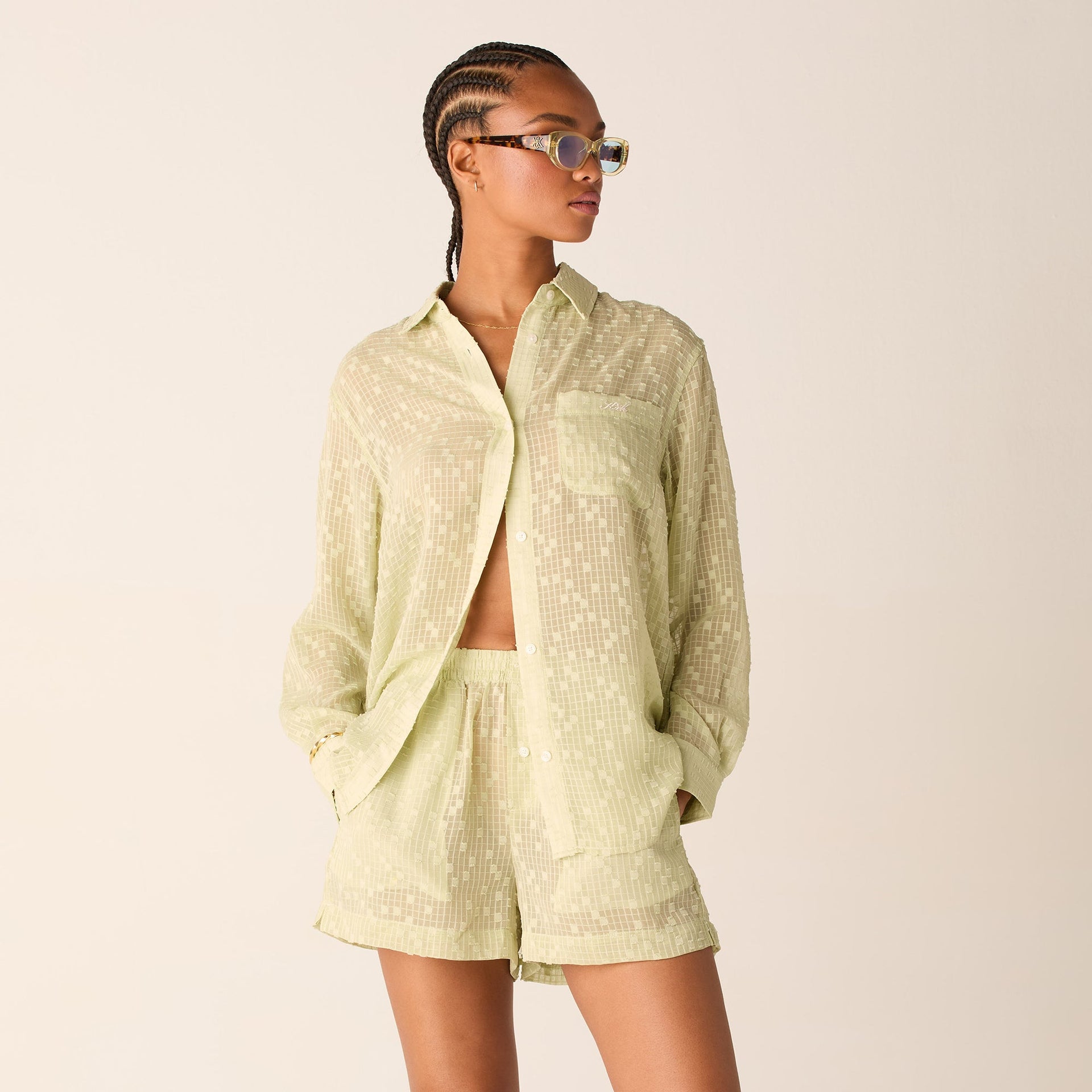 Kith Women Ora II Clipped Jacquard Shirt - Vera