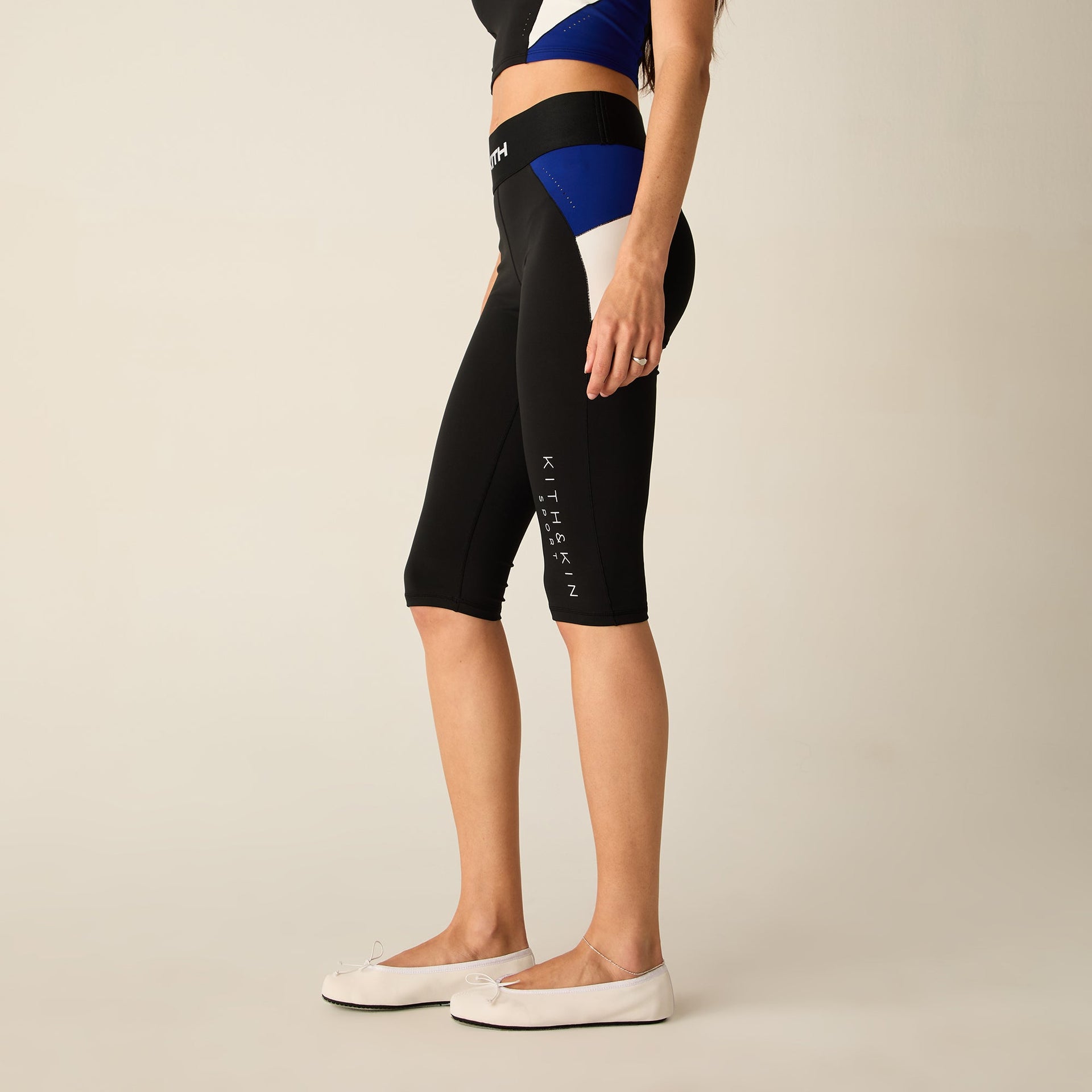 Kith Women Avery II Capri Paneled Legging - Black